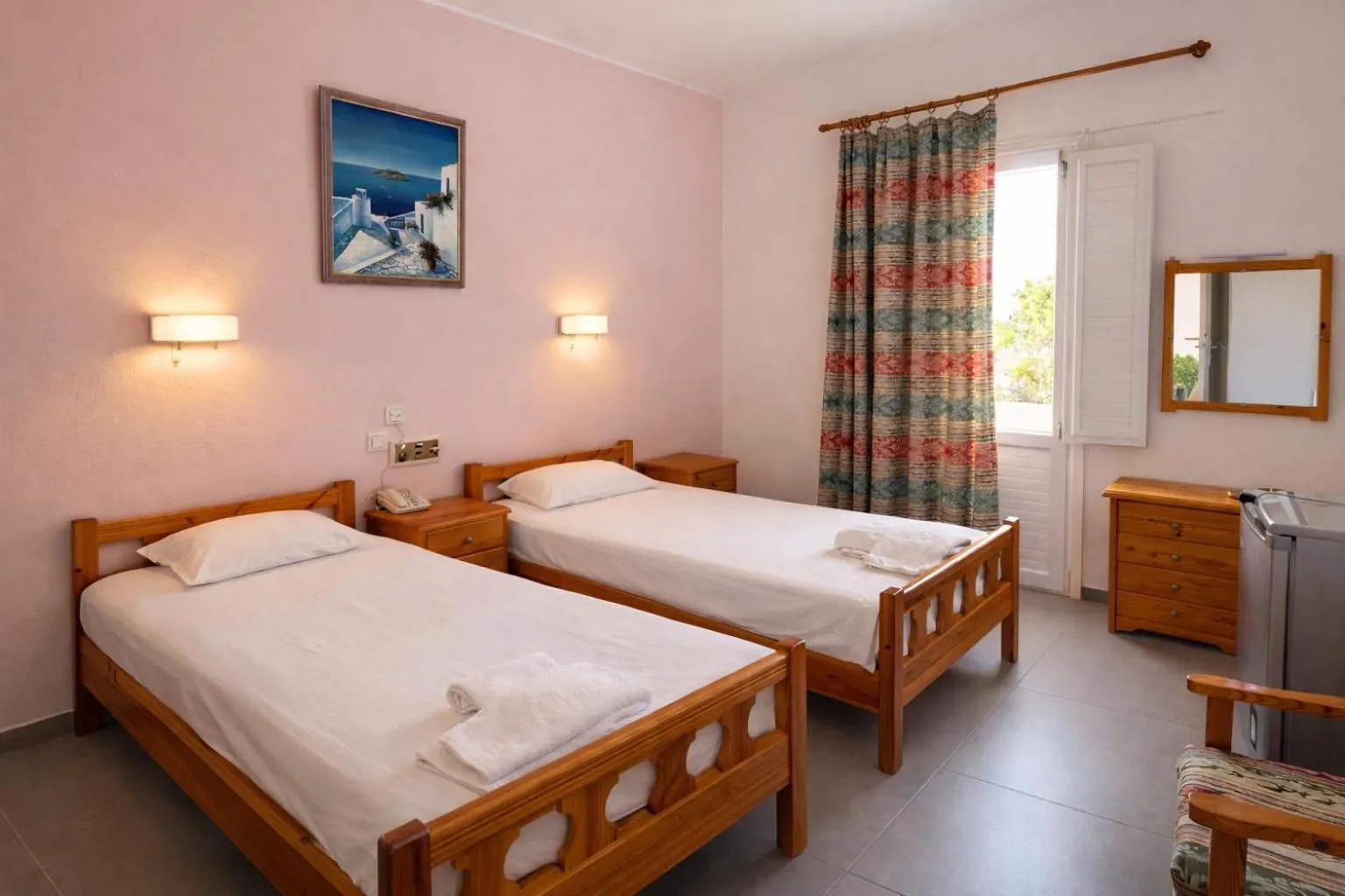 Bed in Babis Hotel