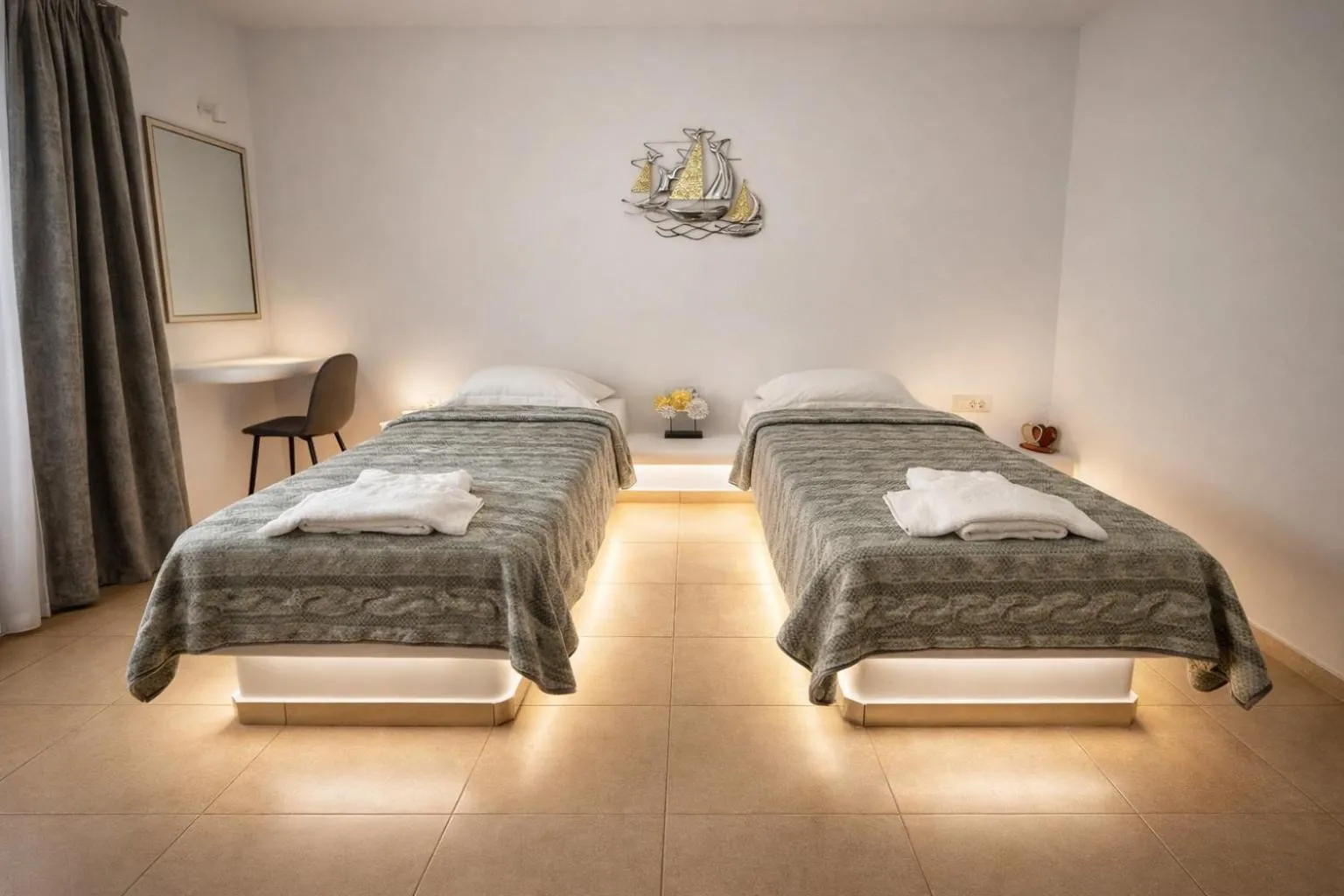 Bed in Babis Hotel