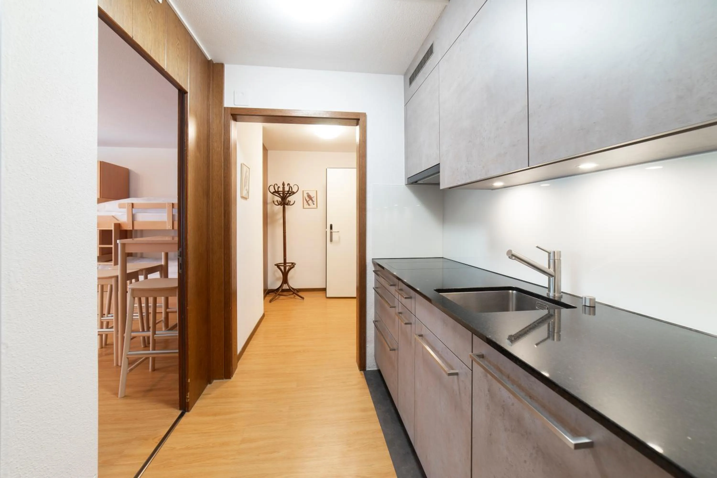 Kitchen or kitchenette in Hotel Sonne