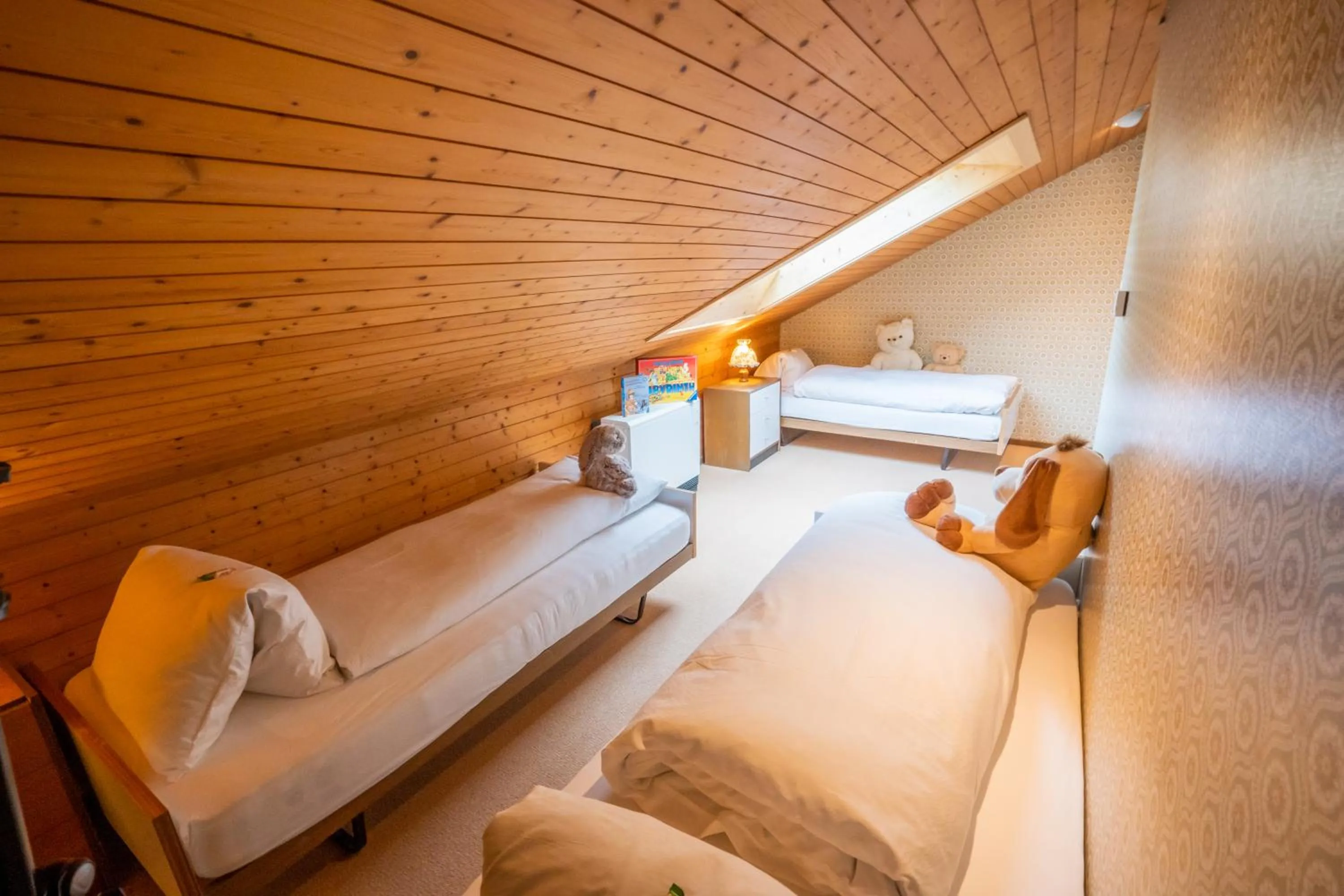 Bedroom, Bed in Hotel Sonne