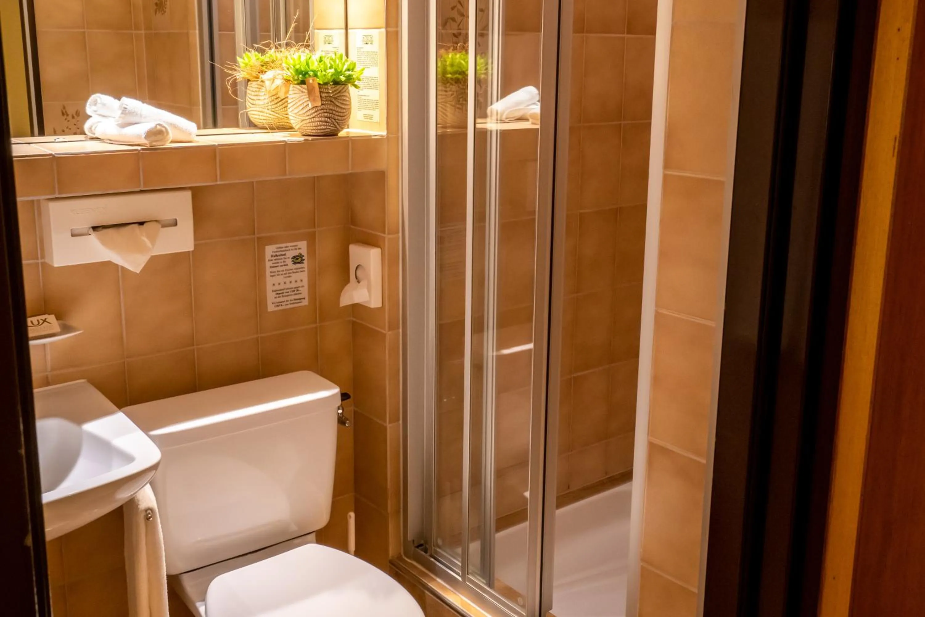 Bathroom in Hotel Sonne