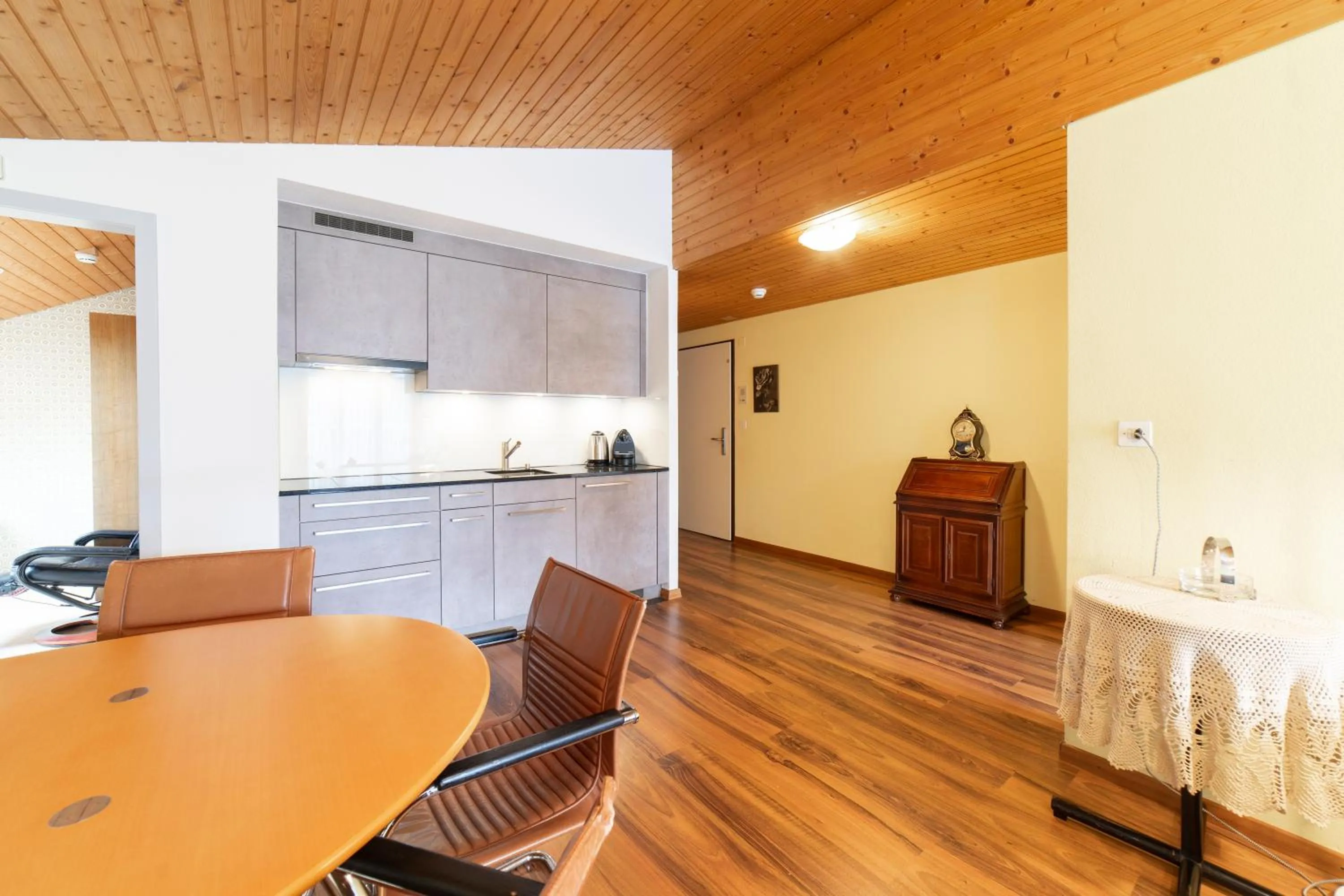 Kitchen or kitchenette in Hotel Sonne