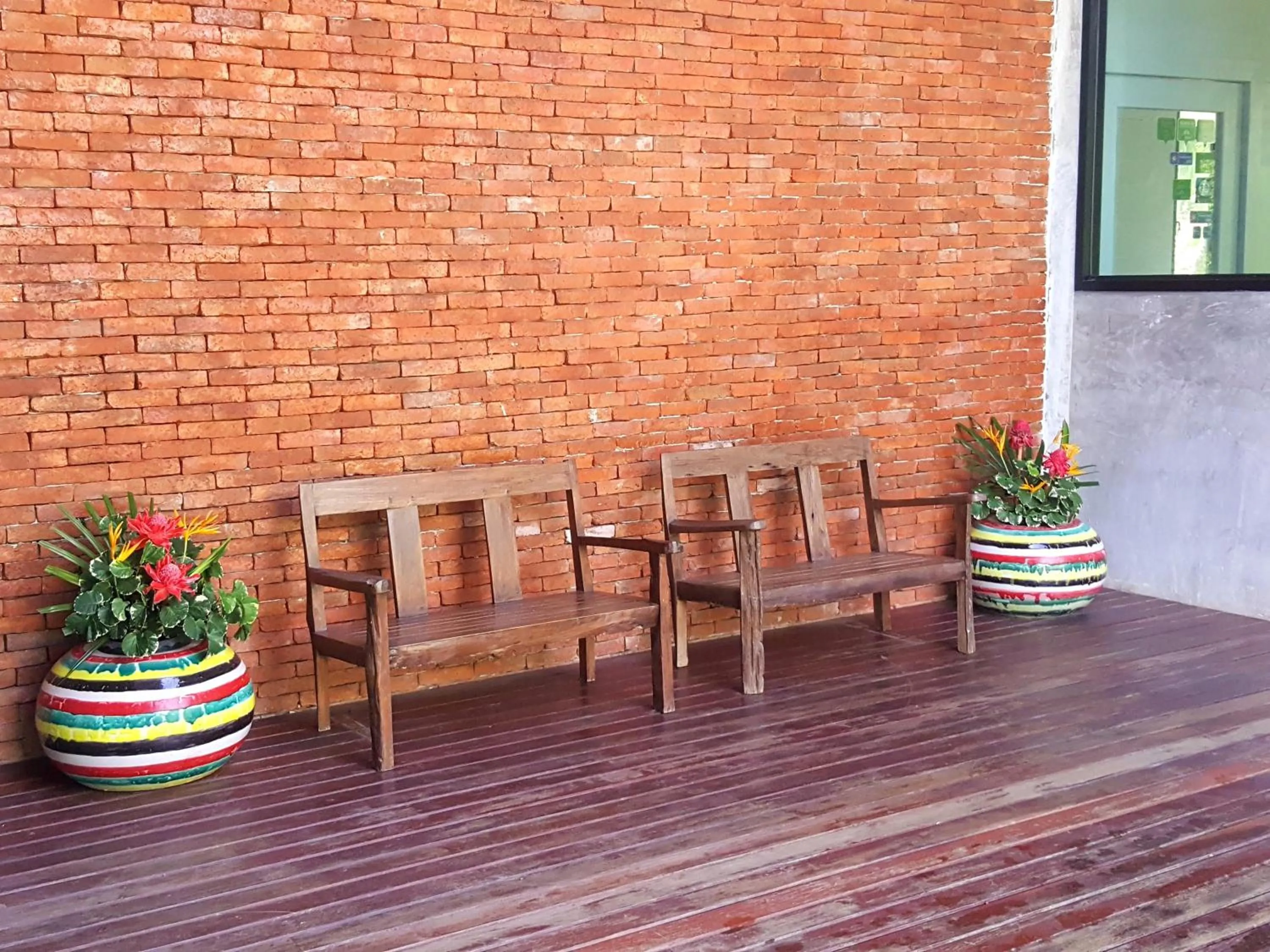 Patio in Tropicana Lanta Resort