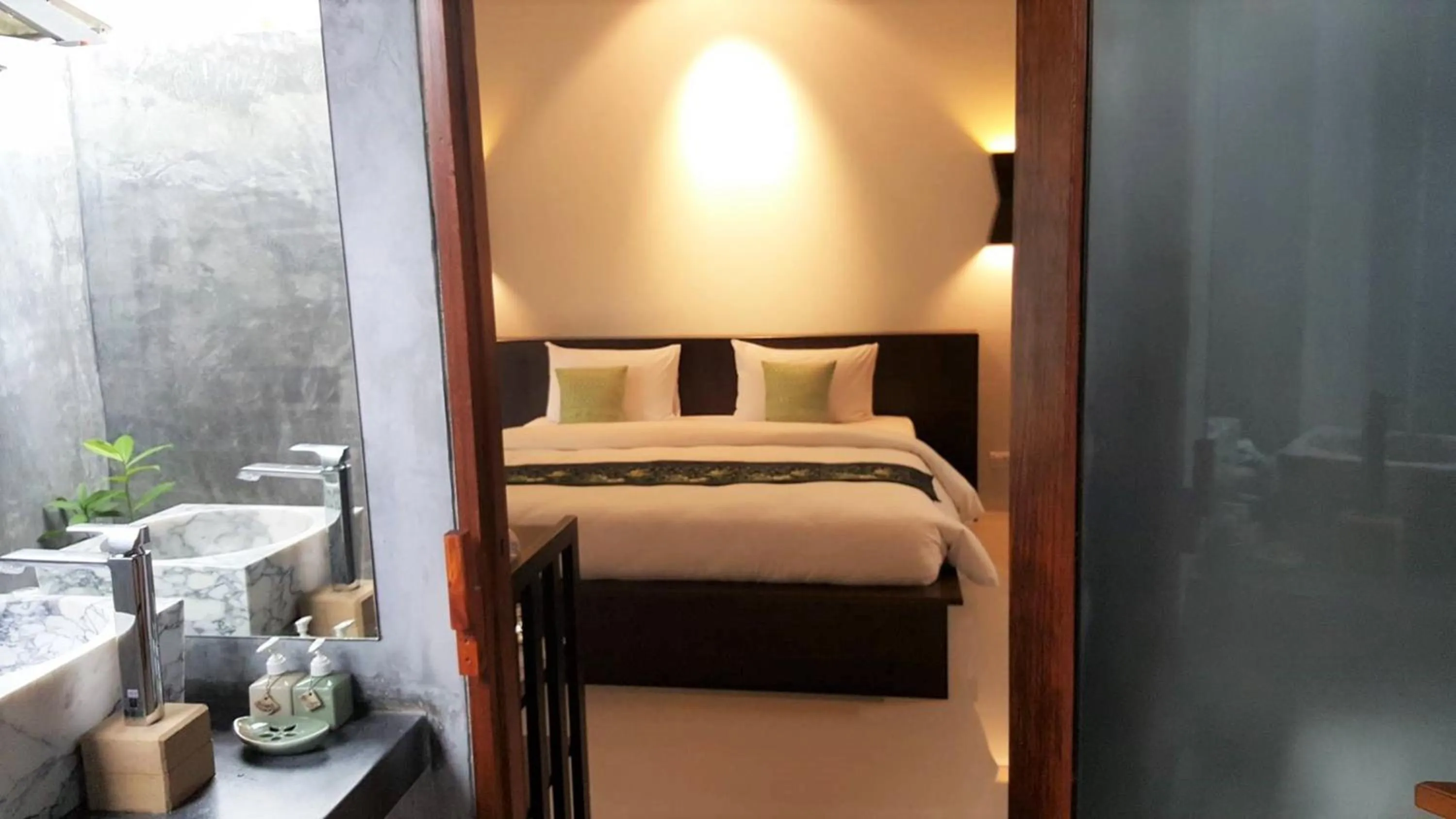 Bed in Tropicana Lanta Resort