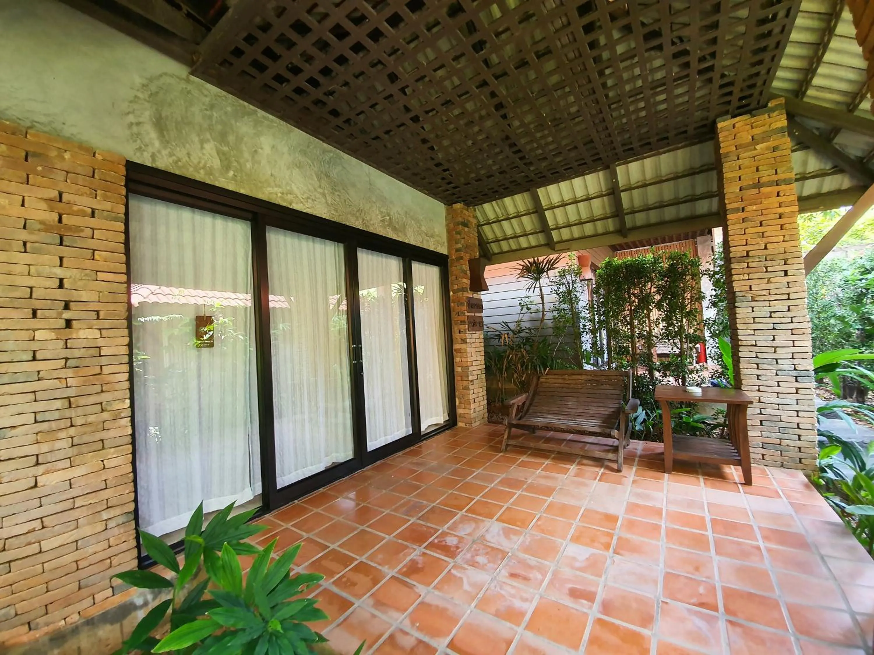 Patio in Tropicana Lanta Resort