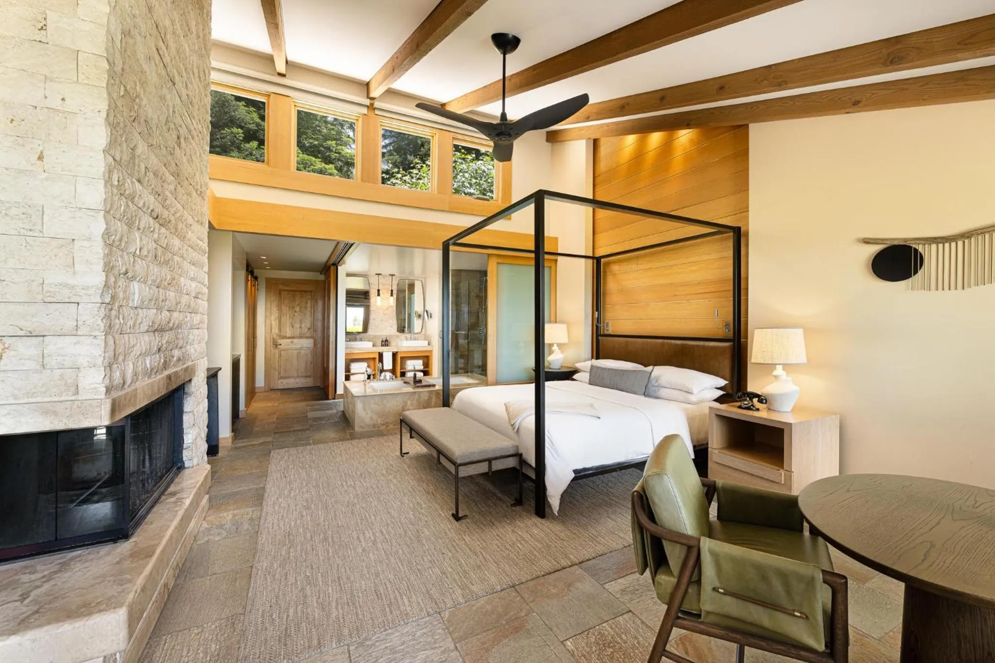 Bed in Alila Ventana Big Sur - Inclusive Resort