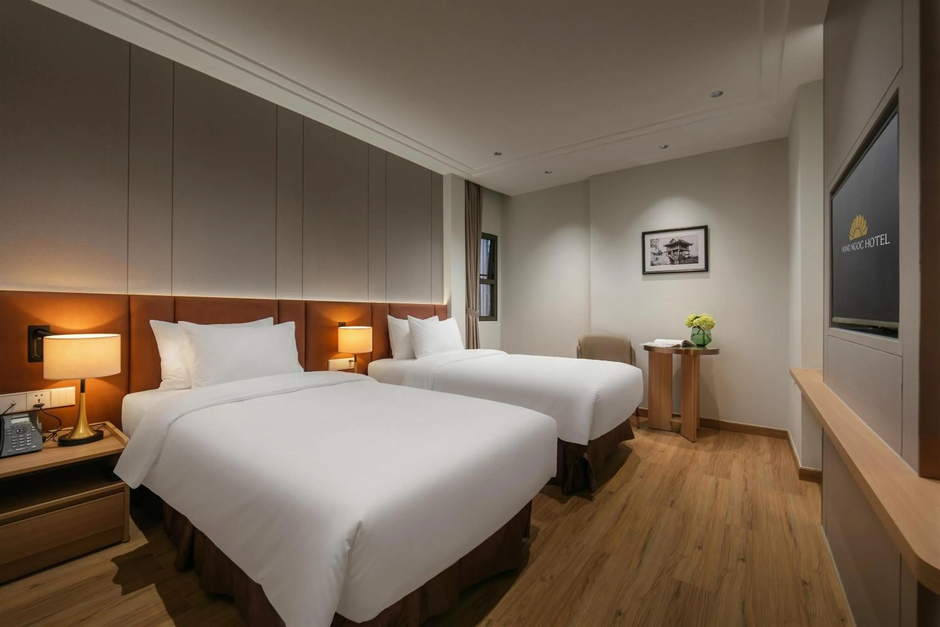 Photo of the whole room, Bed in Hong Ngoc Cochinchine Boutique Hotel & Spa