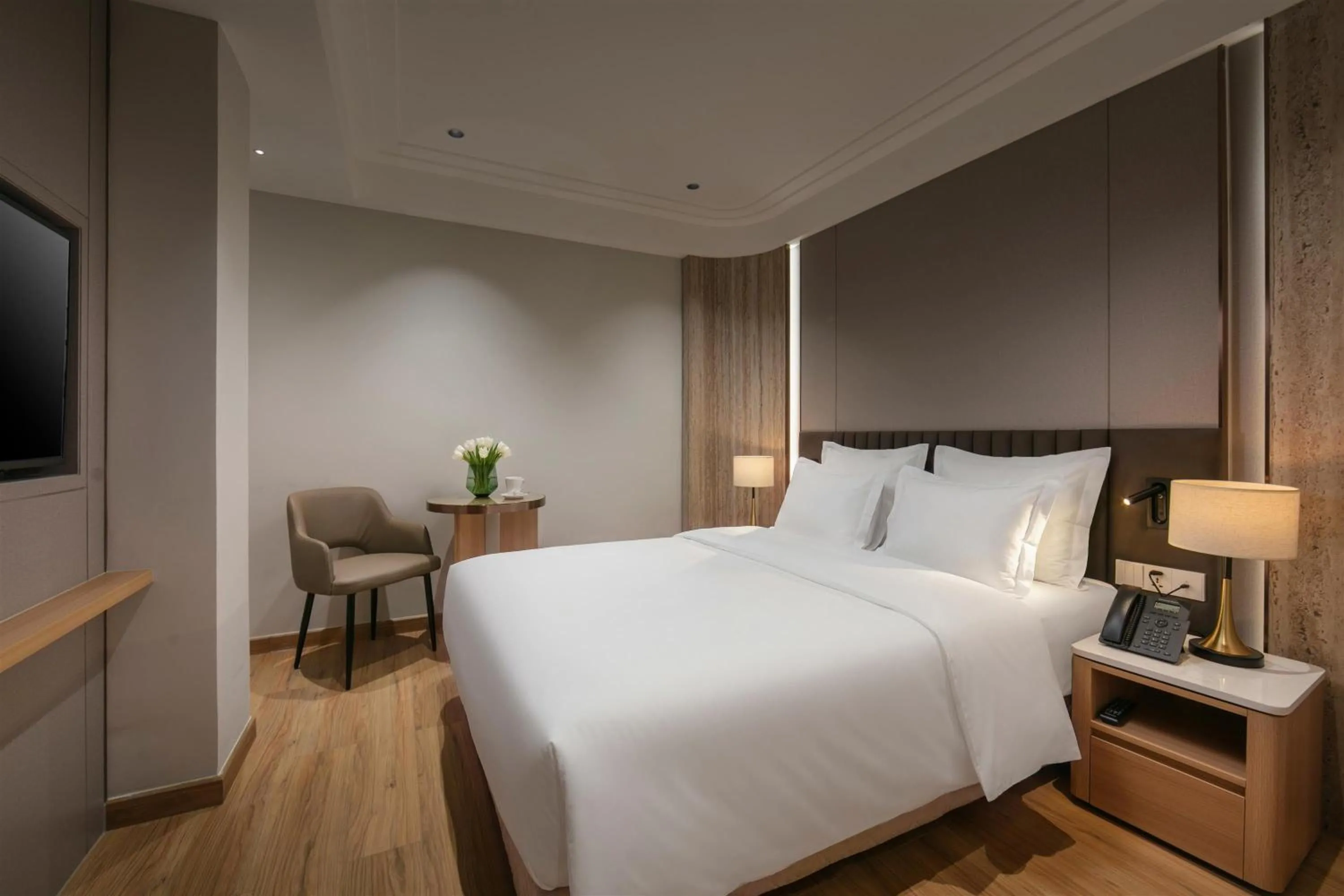 Photo of the whole room, Bed in Hong Ngoc Cochinchine Boutique Hotel & Spa