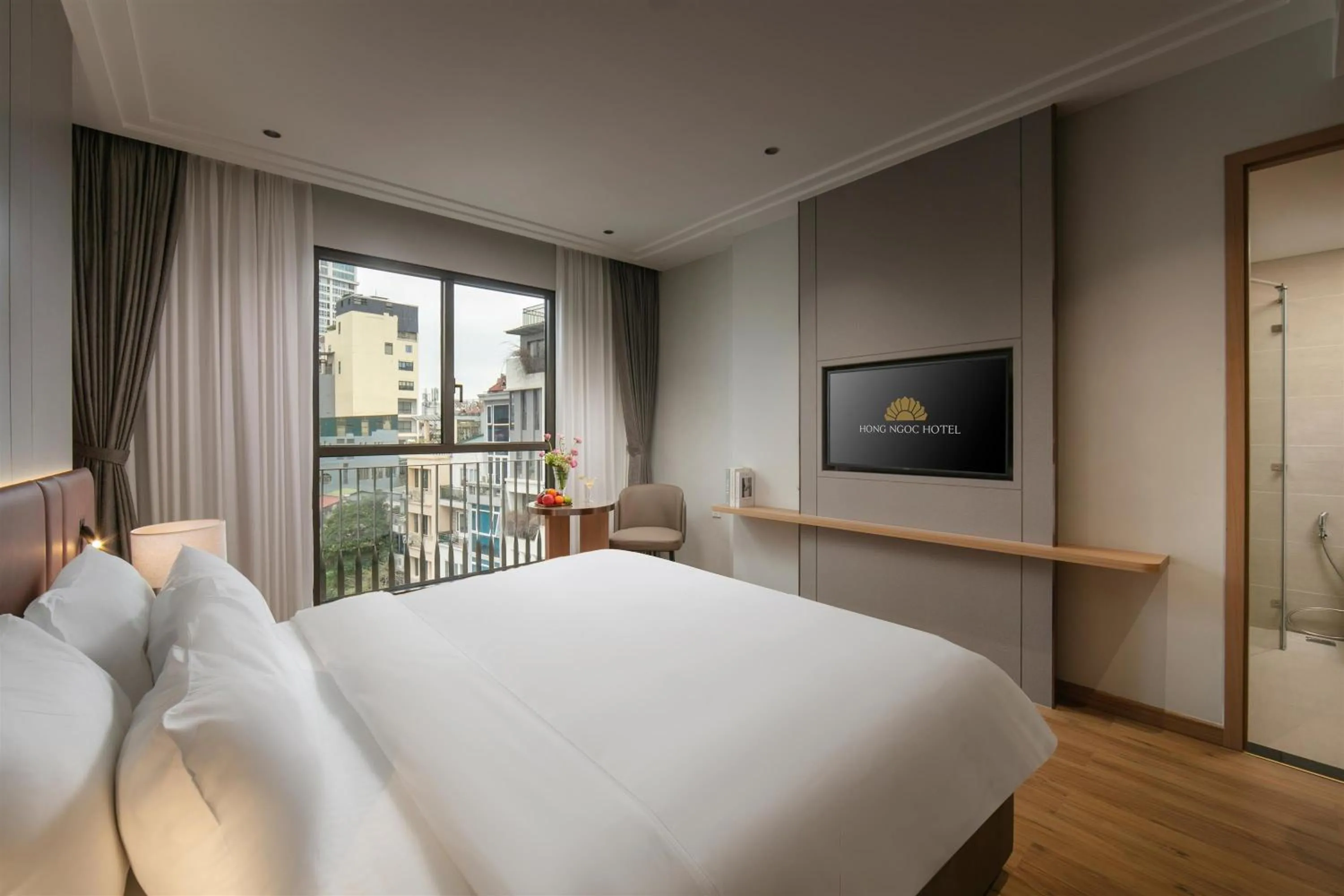 Photo of the whole room, Bed in Hong Ngoc Cochinchine Boutique Hotel & Spa