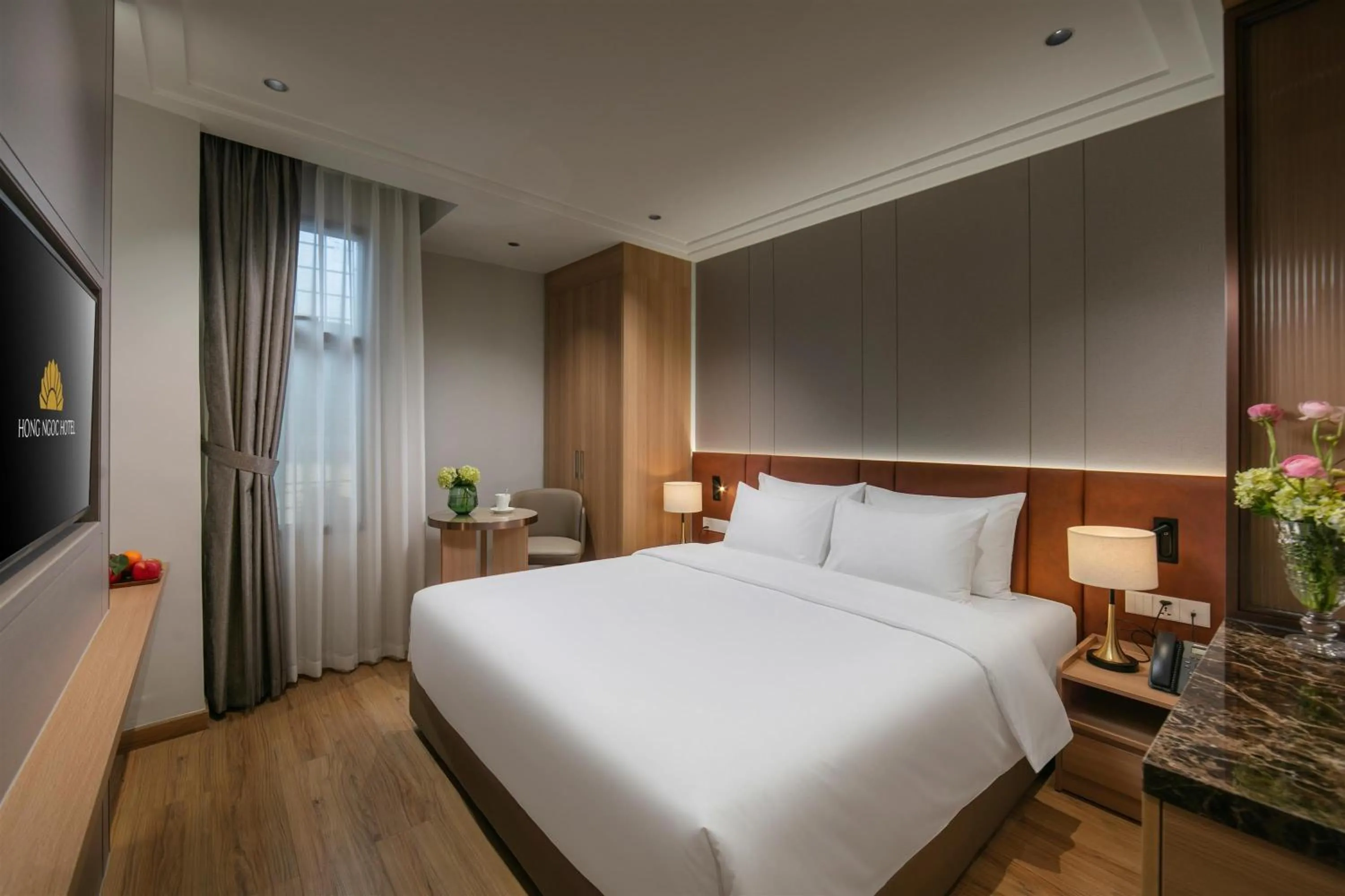 Photo of the whole room, Bed in Hong Ngoc Cochinchine Boutique Hotel & Spa