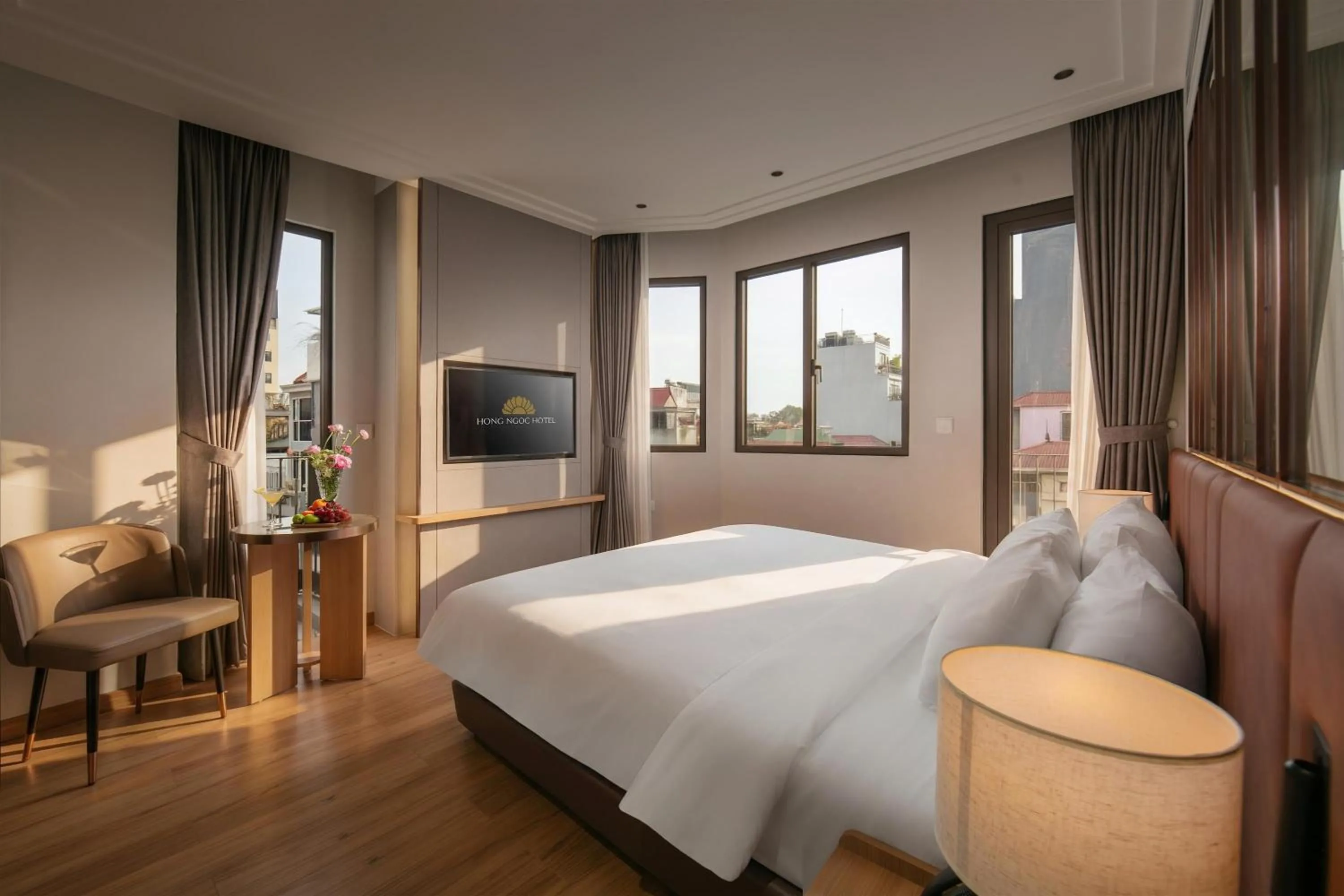 Photo of the whole room, Bed in Hong Ngoc Cochinchine Boutique Hotel & Spa