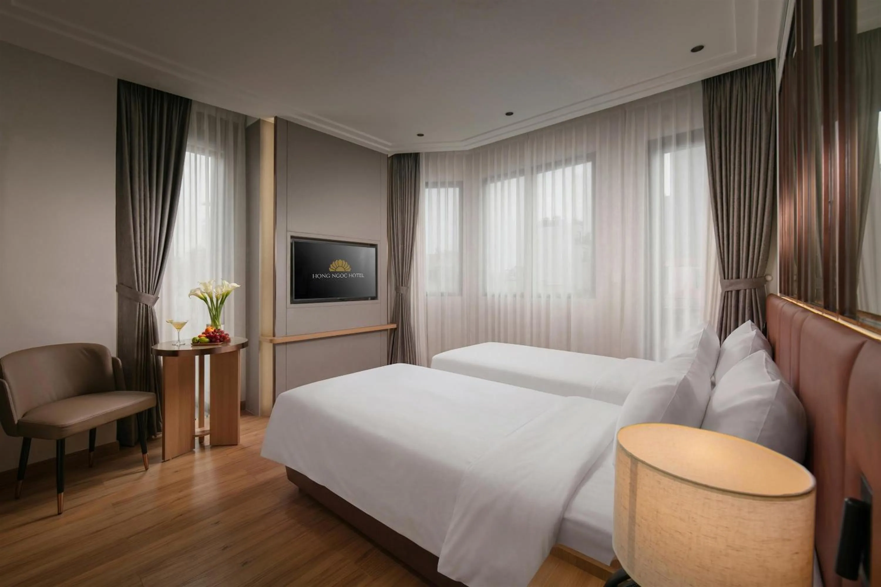 Photo of the whole room, Bed in Hong Ngoc Cochinchine Boutique Hotel & Spa