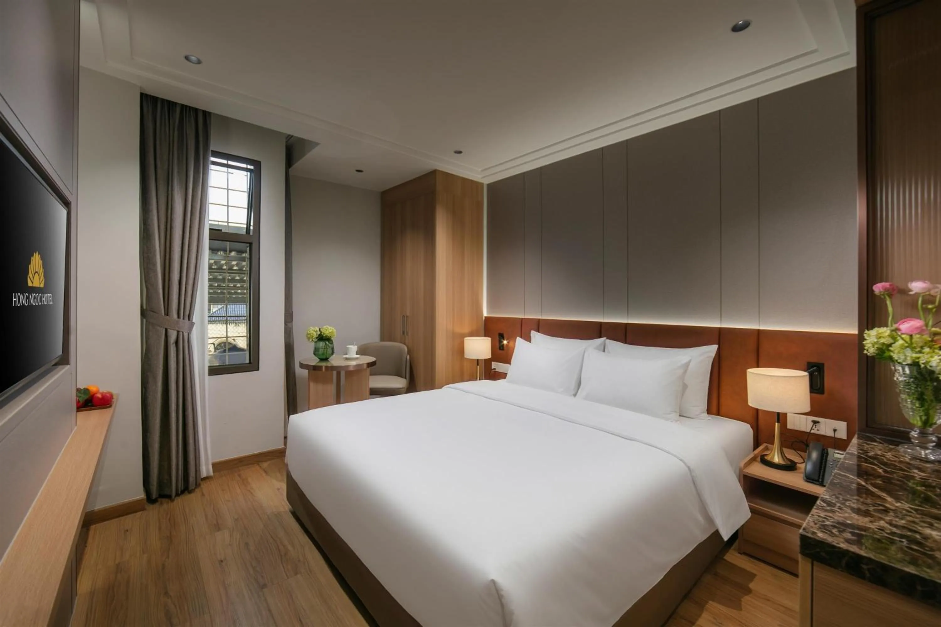 Photo of the whole room, Bed in Hong Ngoc Cochinchine Boutique Hotel & Spa