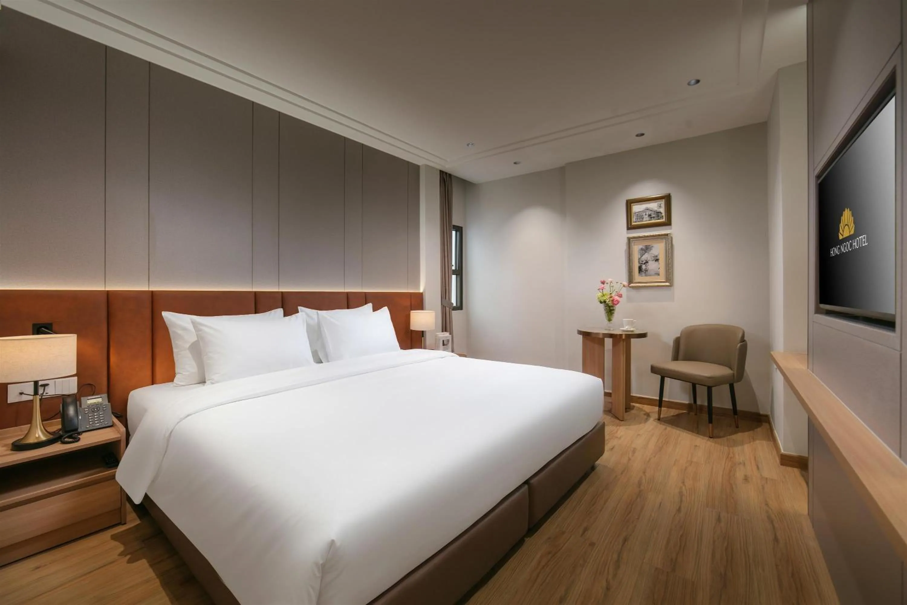 Photo of the whole room, Bed in Hong Ngoc Cochinchine Boutique Hotel & Spa