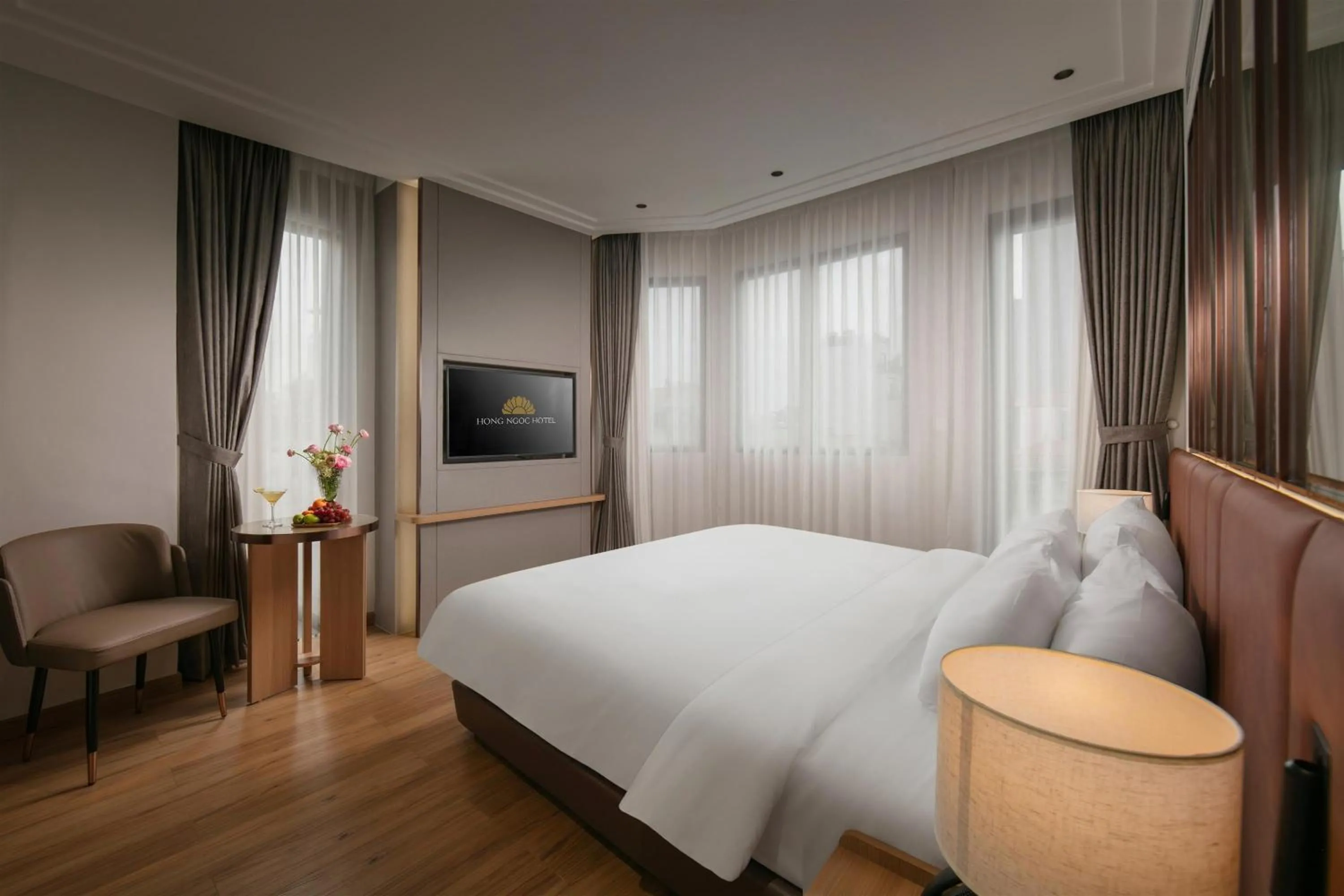 Photo of the whole room, Bed in Hong Ngoc Cochinchine Boutique Hotel & Spa