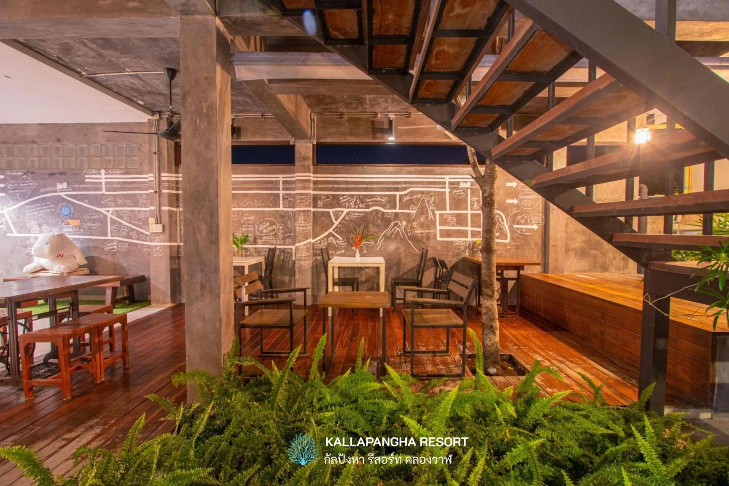 Seating area in Kallapangha Resort Khlongwan