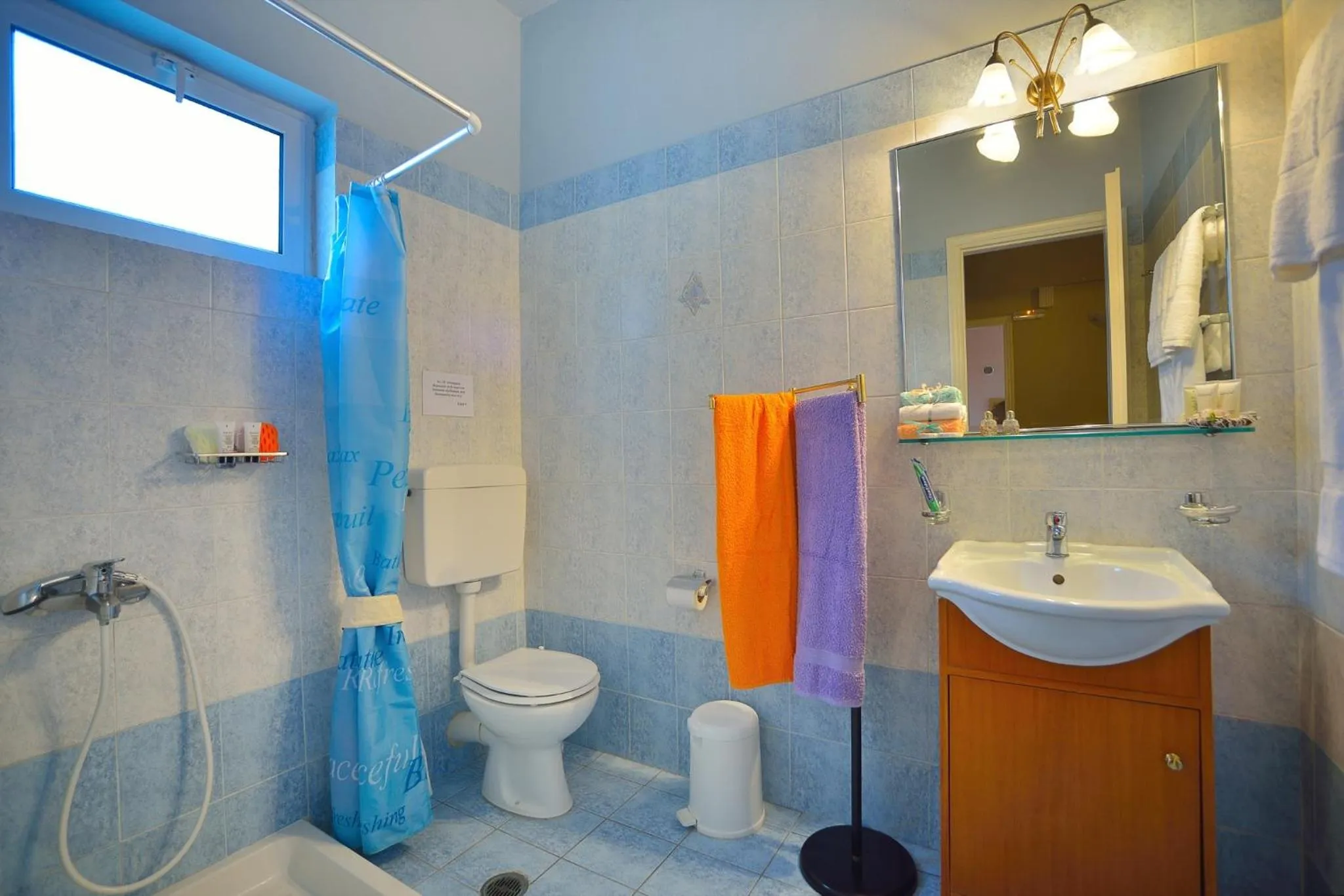 Bathroom in Theoxenia Hotel Apartments