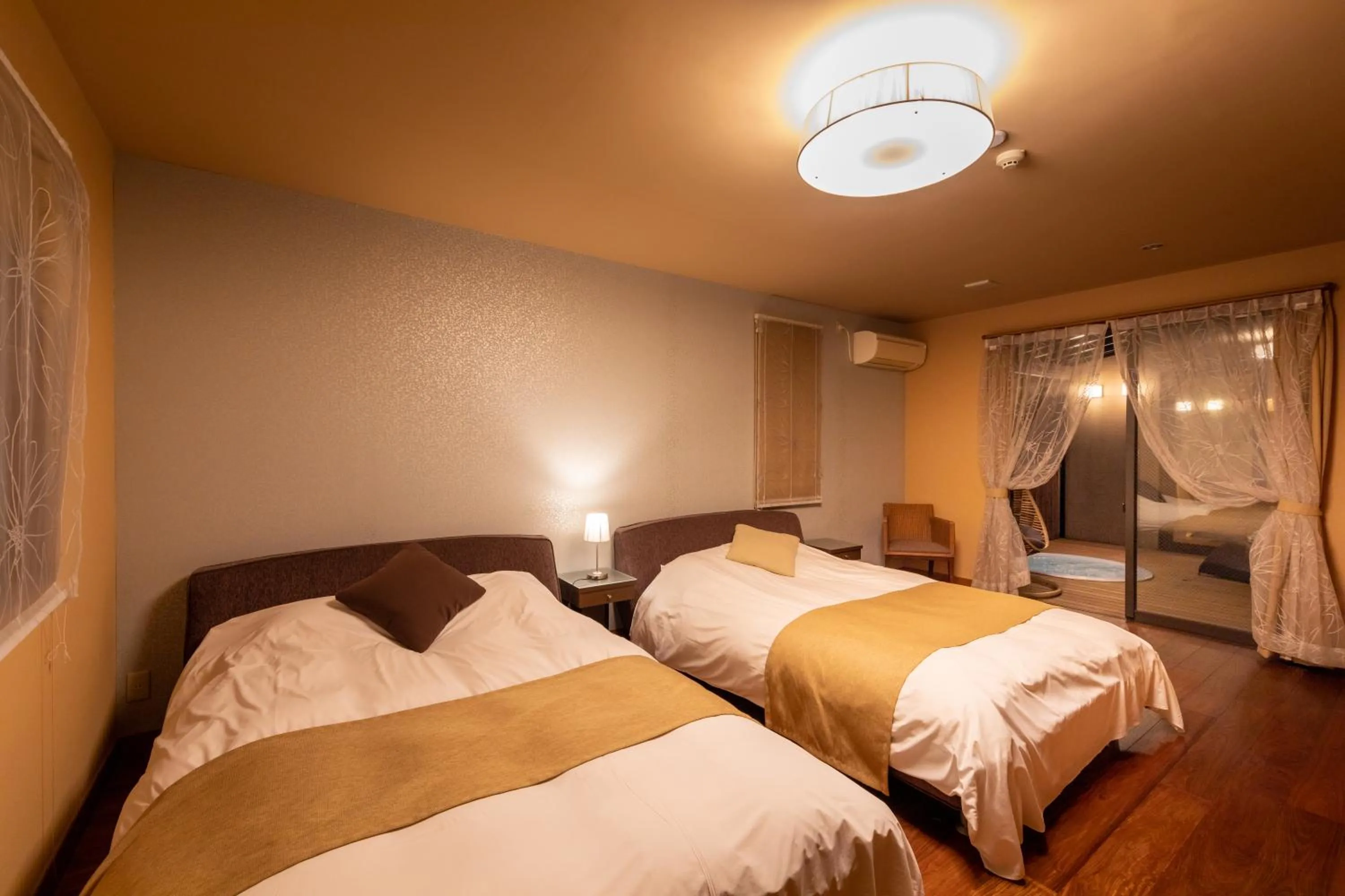 Bedroom, Bed in Mori no Nanakusa