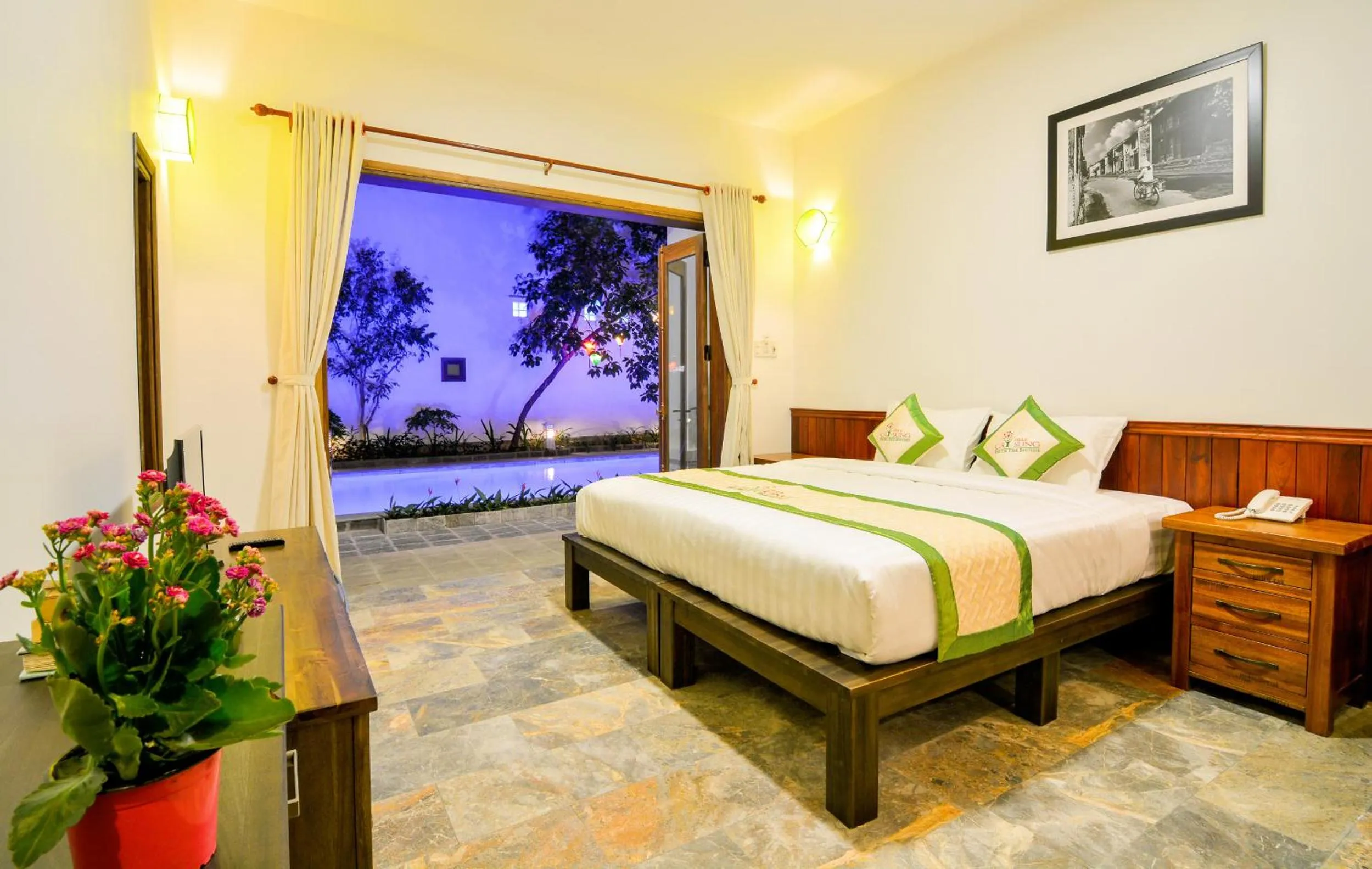 Bedroom, Bed in Fig Tree Boutique Villa