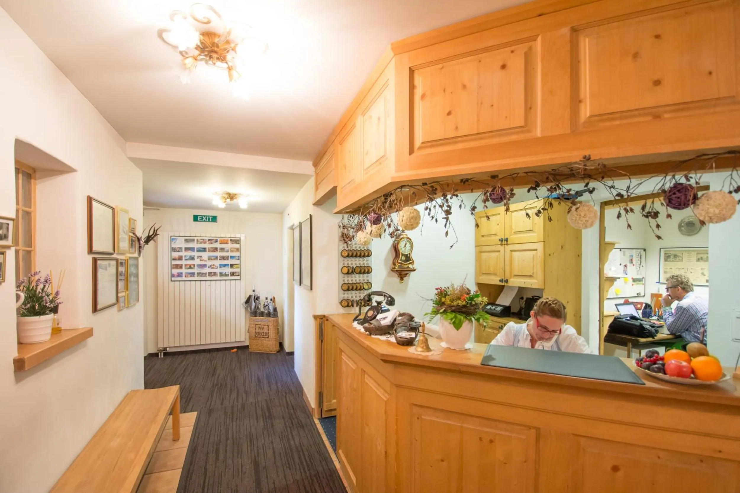 Lobby or reception in Hotel La Cruna