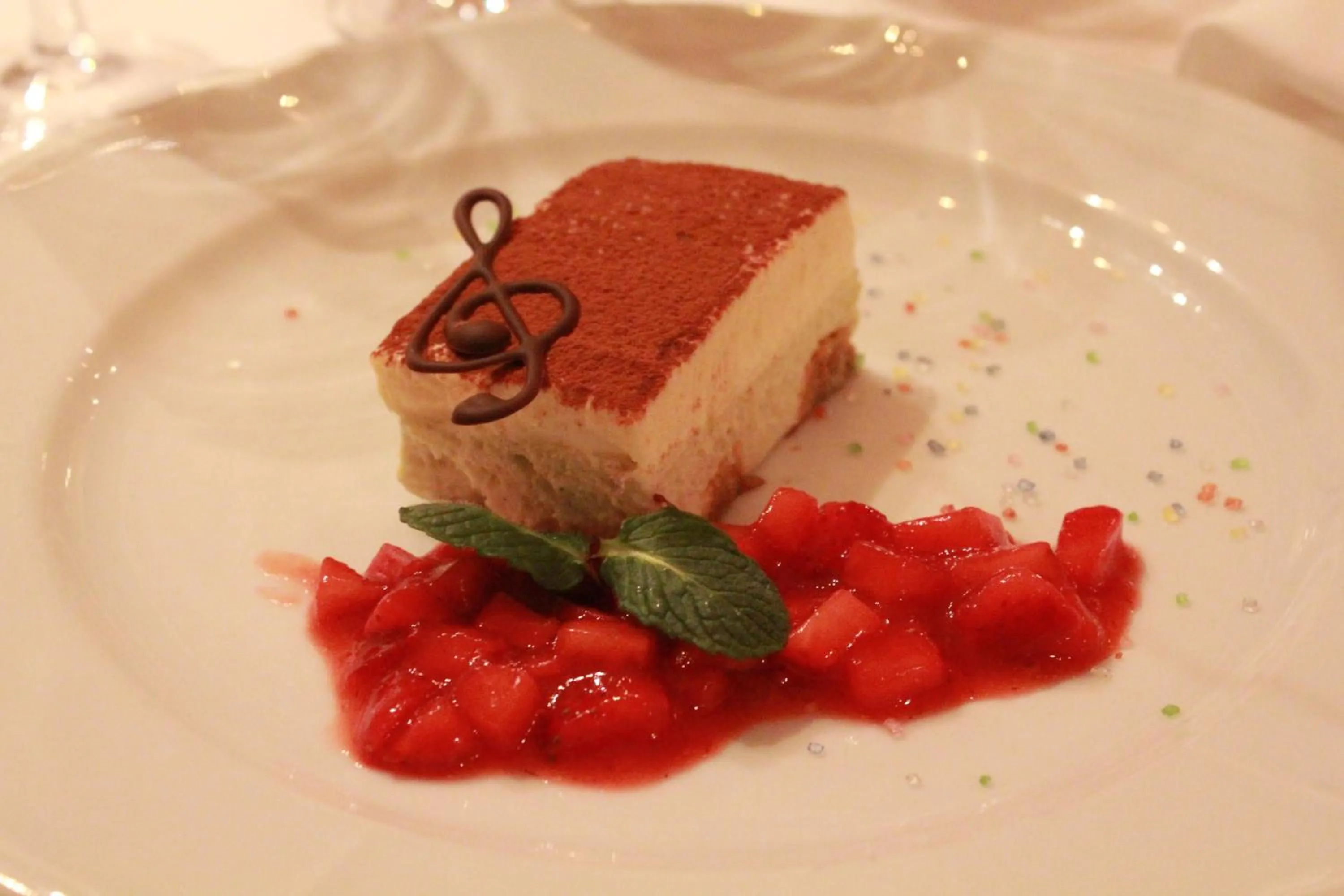 Food in Hotel La Cruna