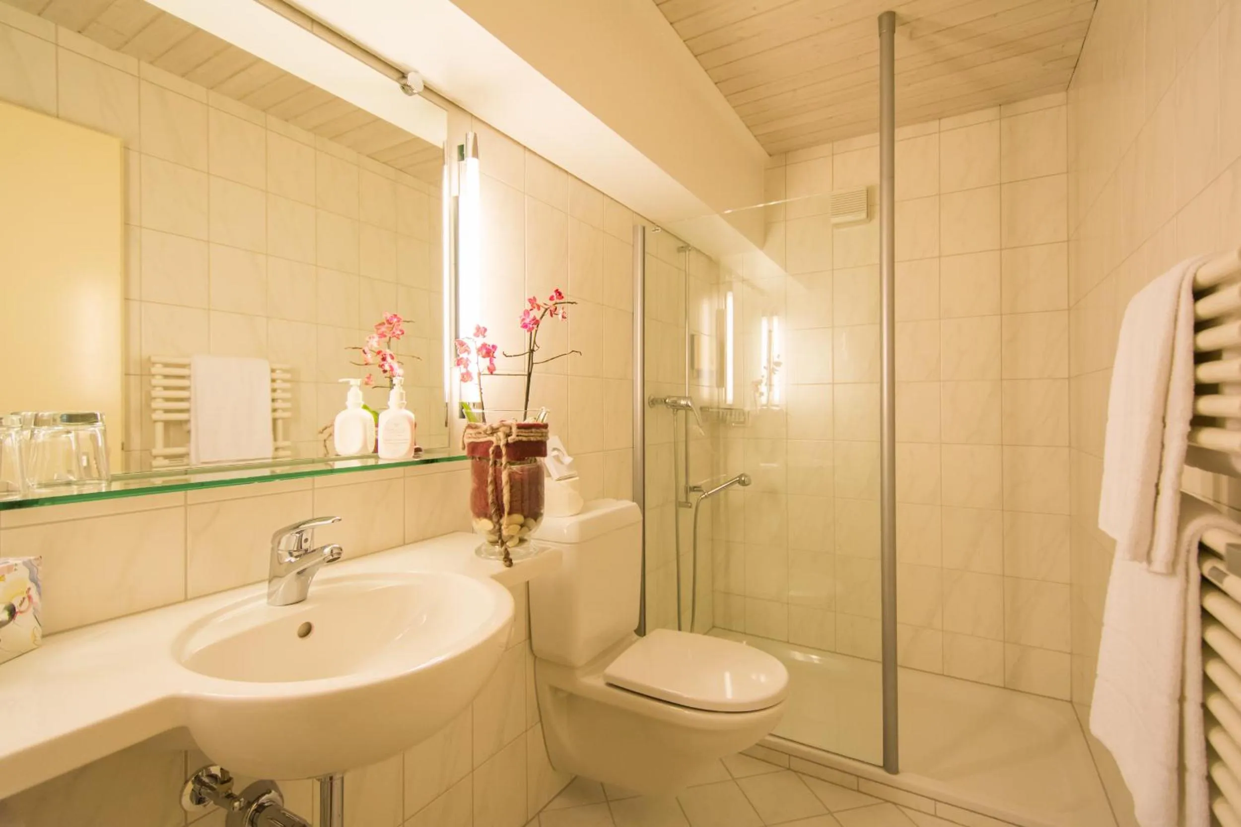 Bathroom in Hotel La Cruna