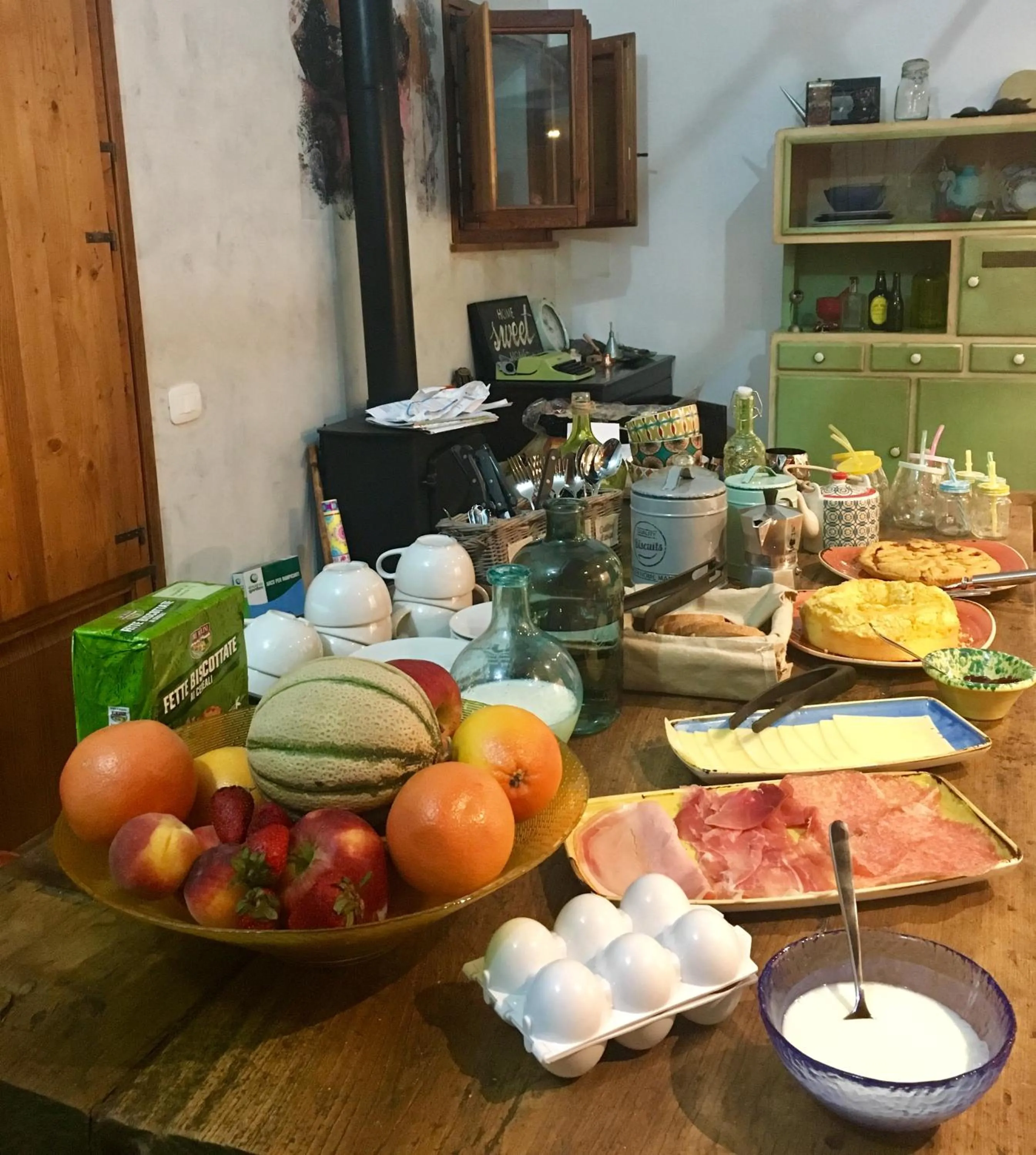 Food and drinks in La Goiaba B&B