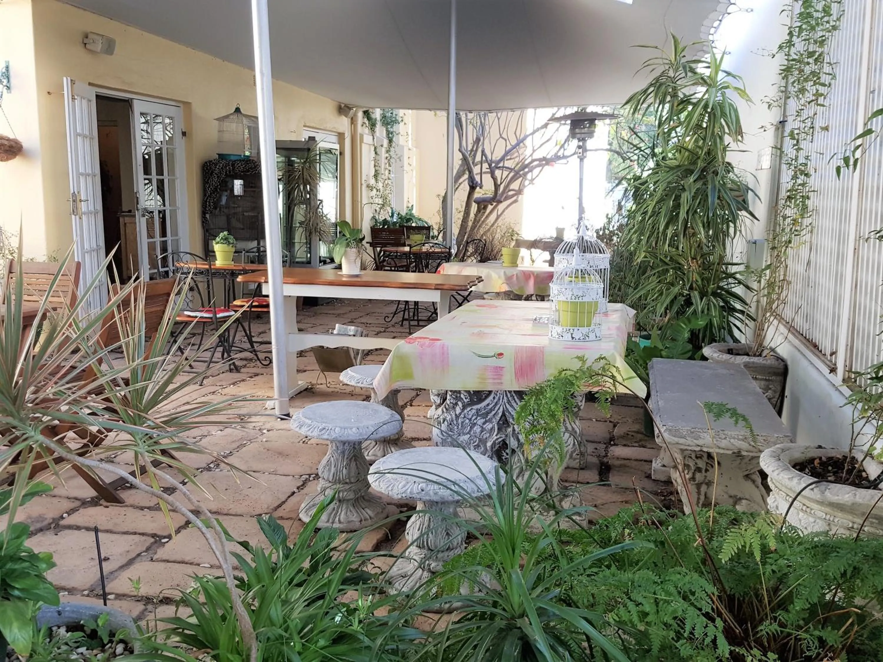 Patio in Mountain Manor Guest House & Executive Suites