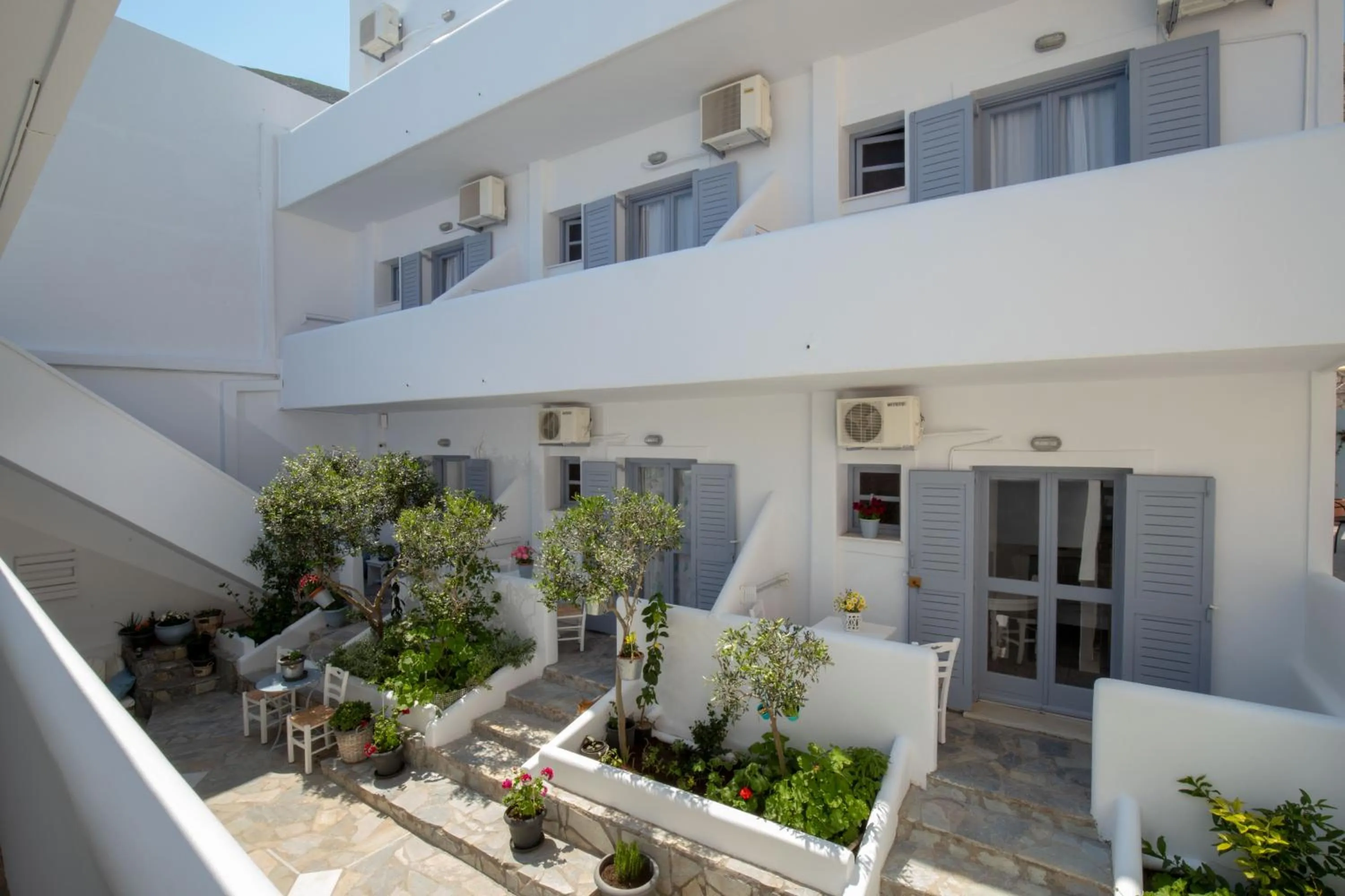 Patio in Zacharakis Studios