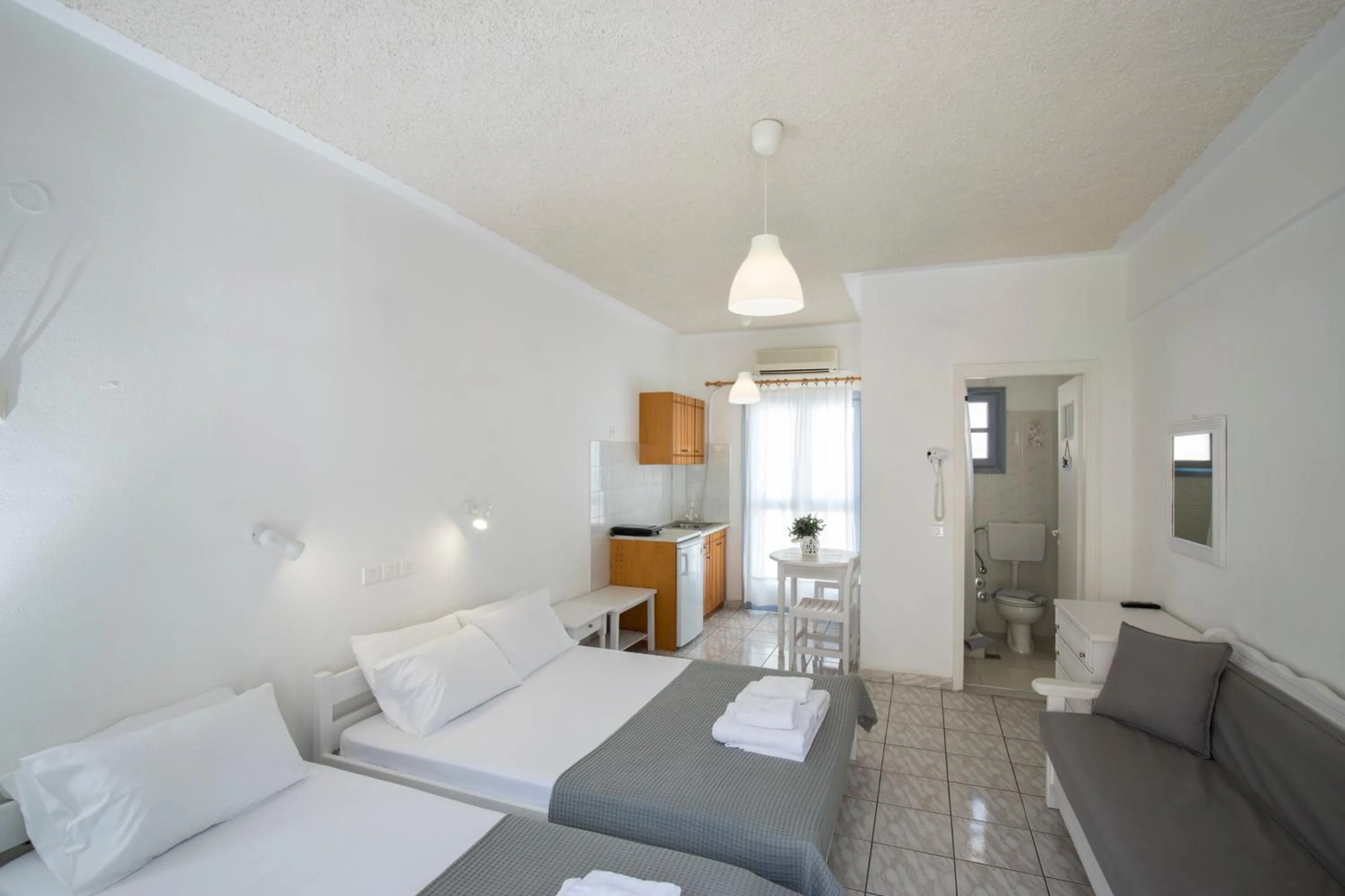 Bed in Zacharakis Studios