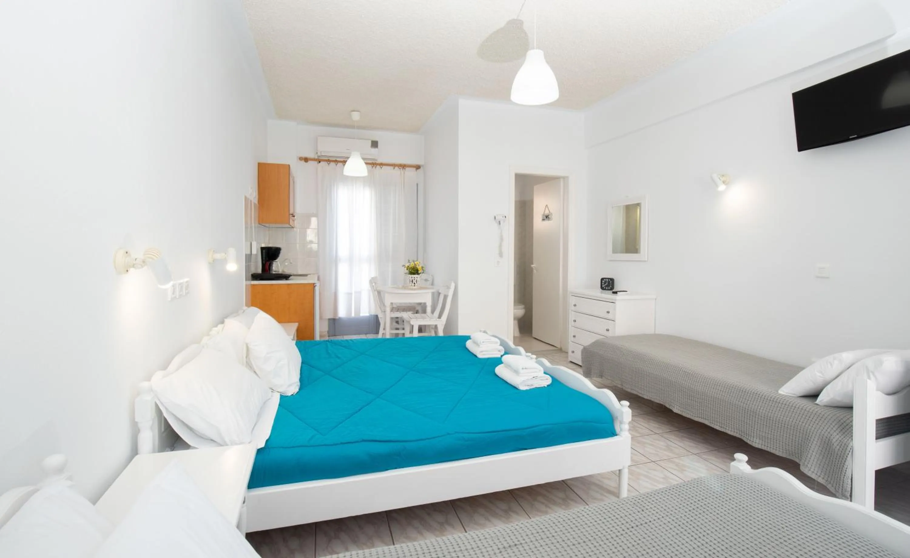 Bed in Zacharakis Studios