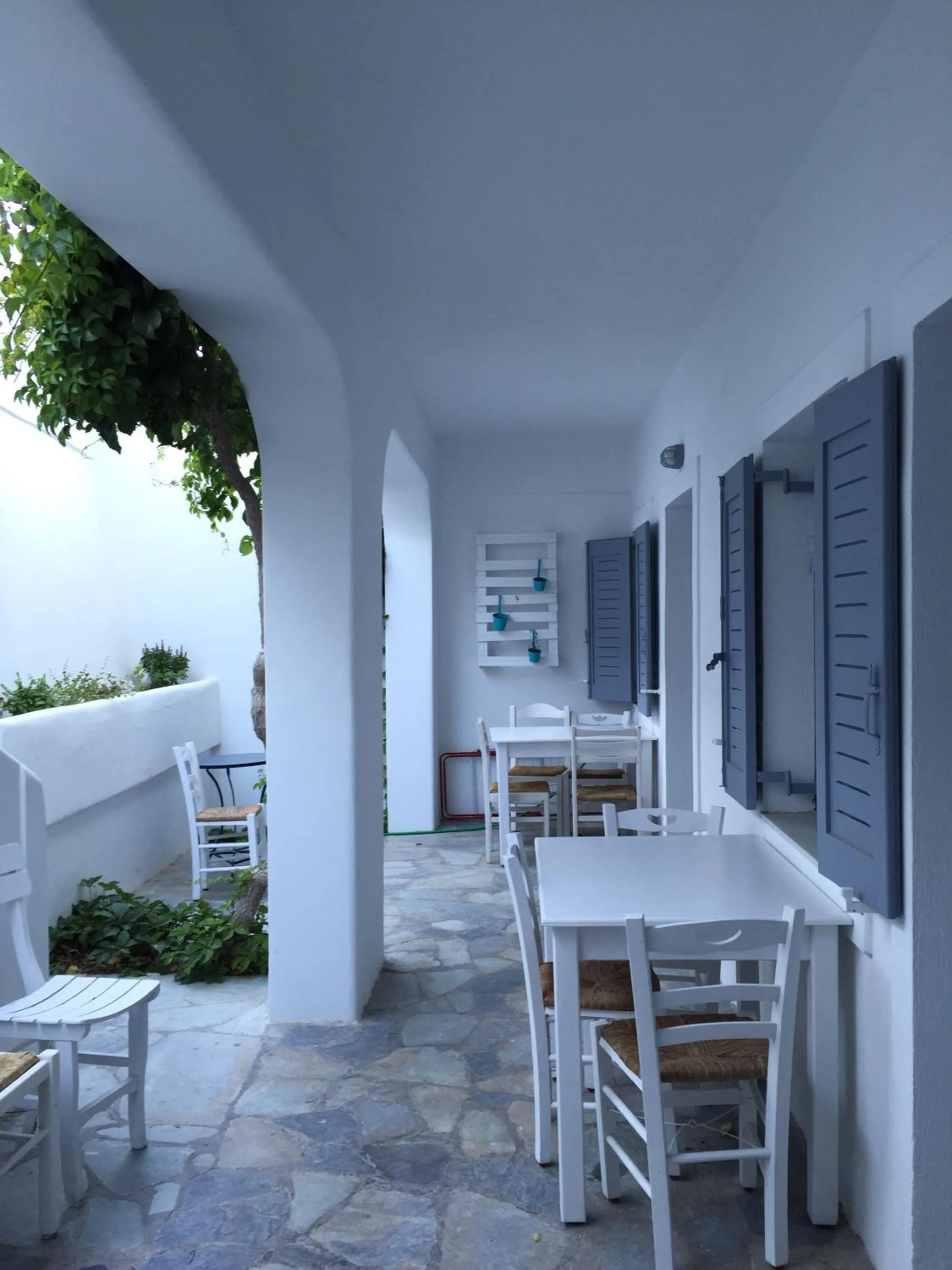 Patio in Zacharakis Studios