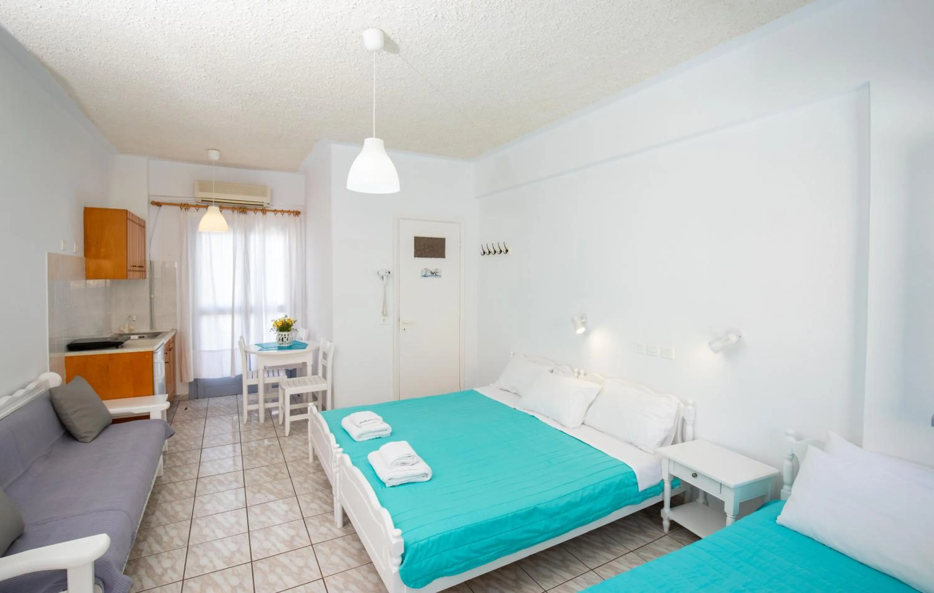 Bed in Zacharakis Studios