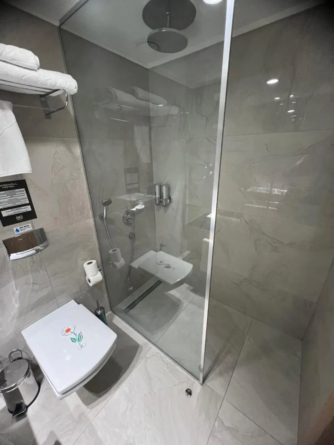 Shower in Darkhill Hotel