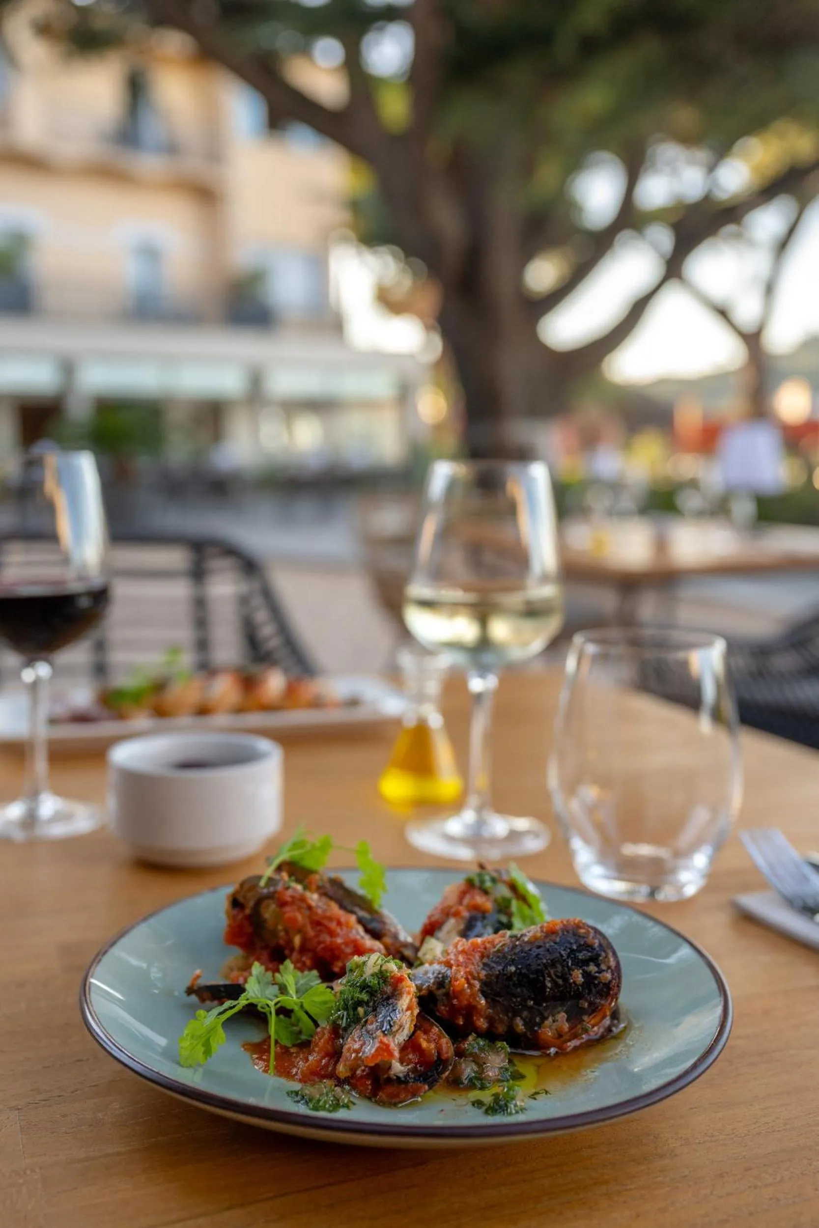 Food and drinks in Les Jardins du Cèdre, Boutique hôtel & gastronomie
