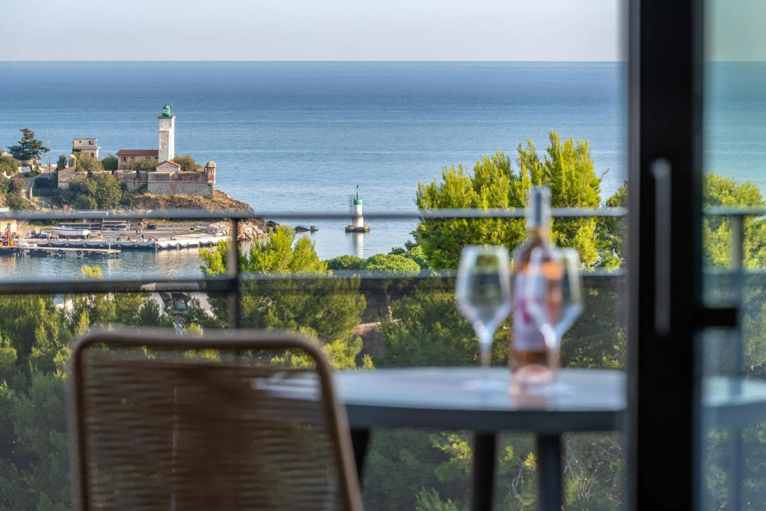 Sea view in Les Jardins du Cèdre, Boutique hôtel & gastronomie