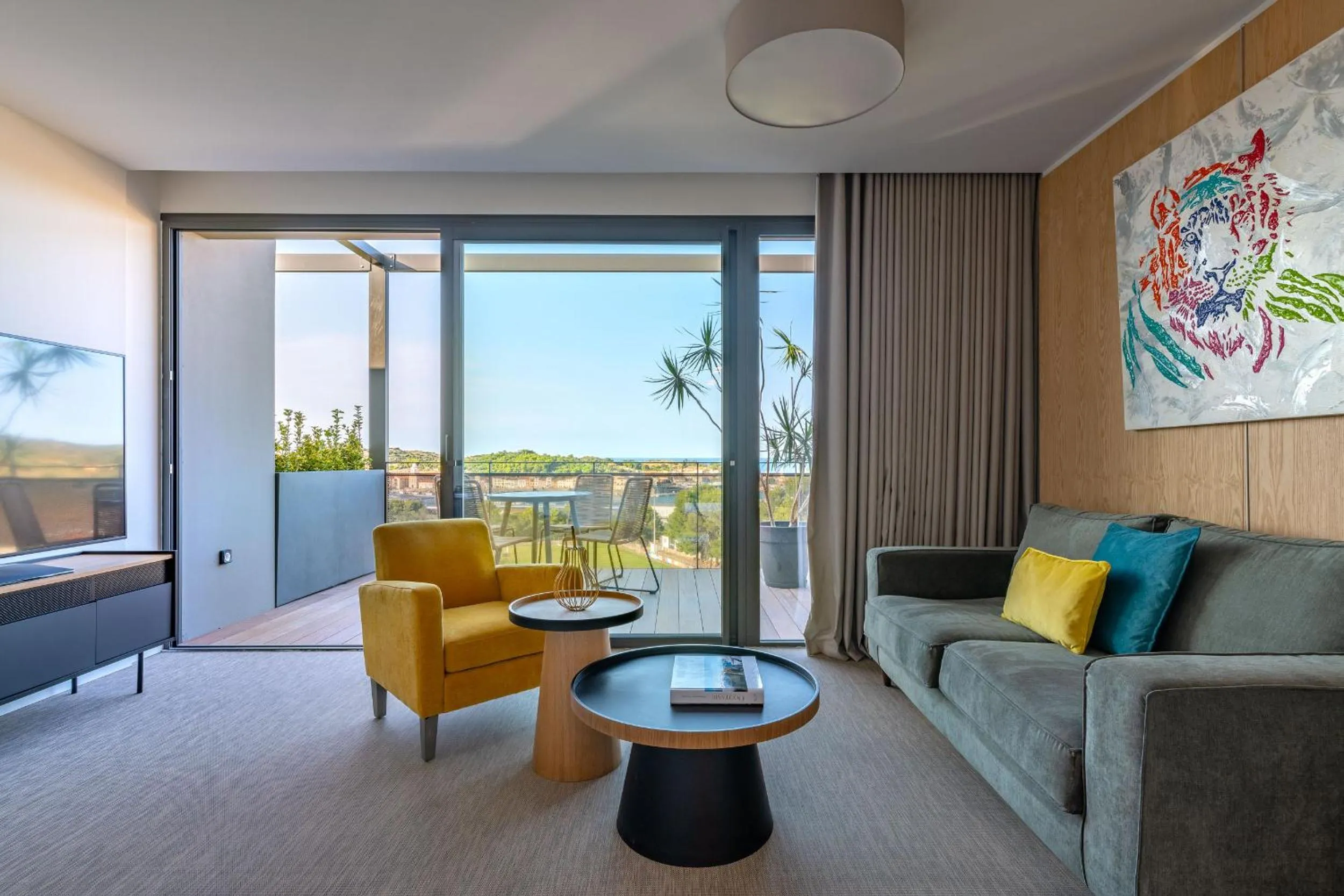 Seating area in Les Jardins du Cèdre, Boutique hôtel & gastronomie