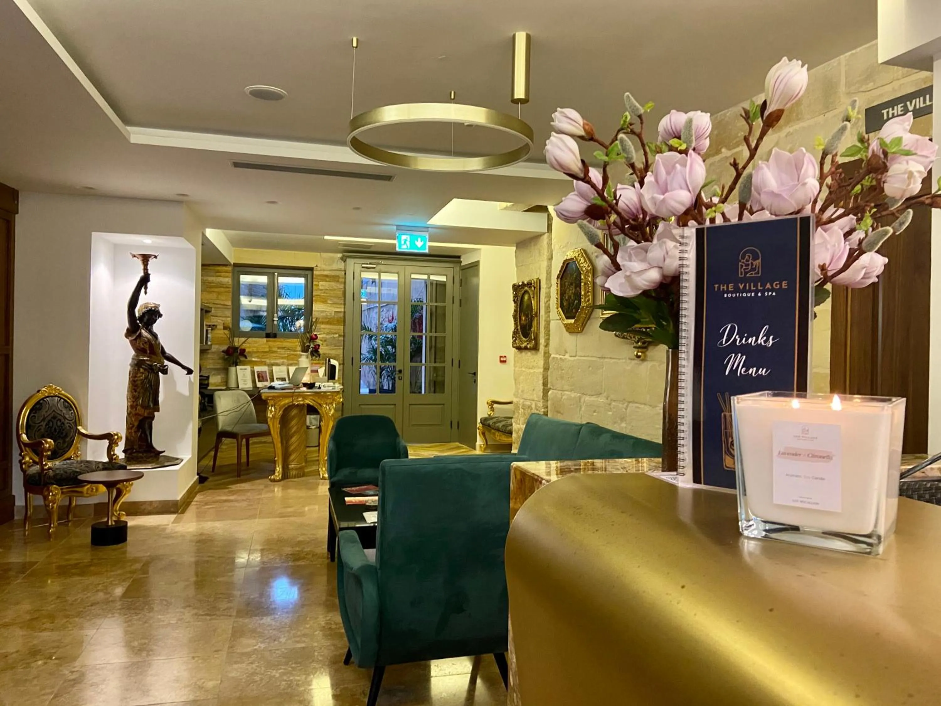 Lobby or reception in The Village Boutique and SPA