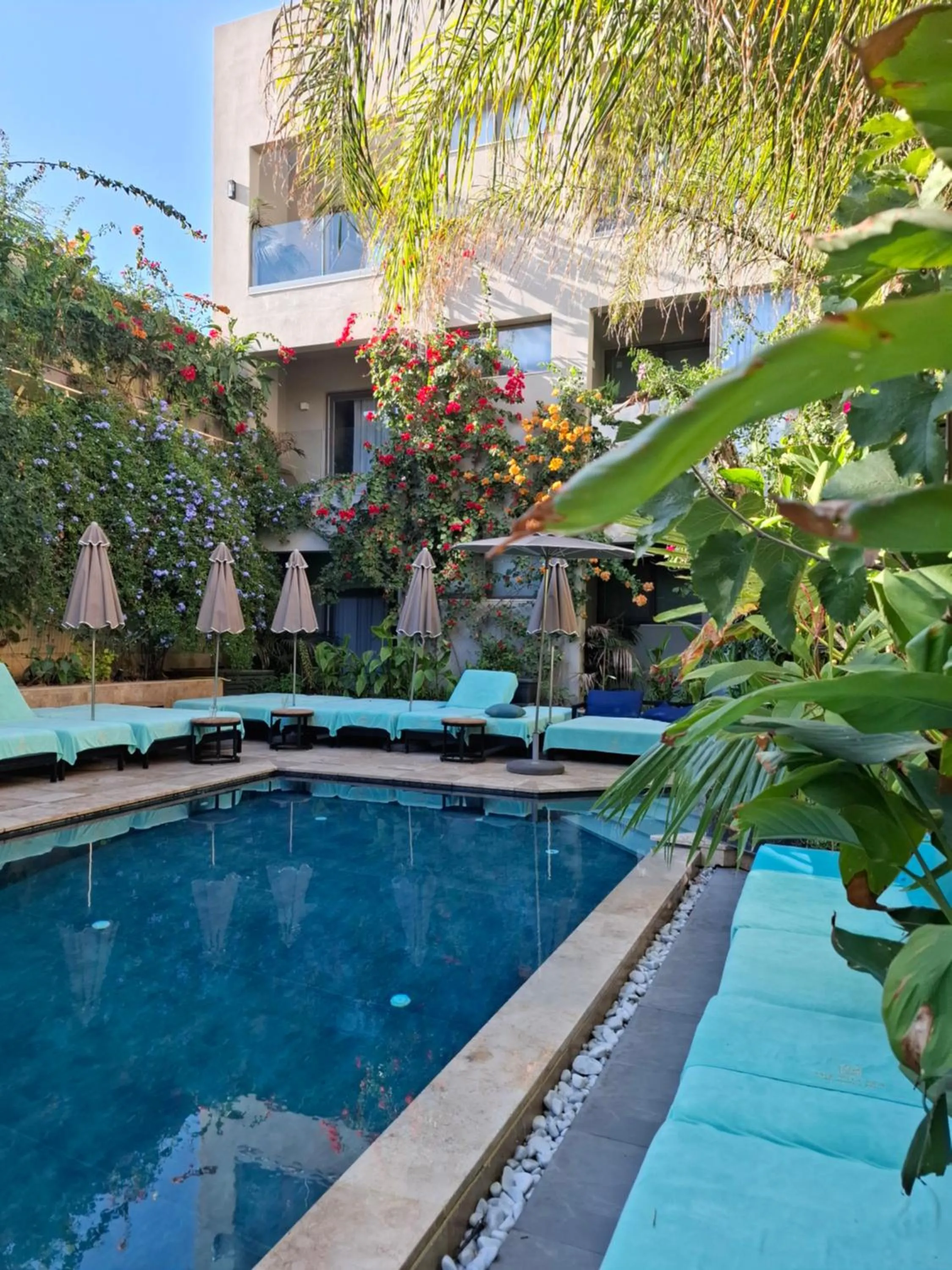 Swimming pool in The Village Boutique and SPA