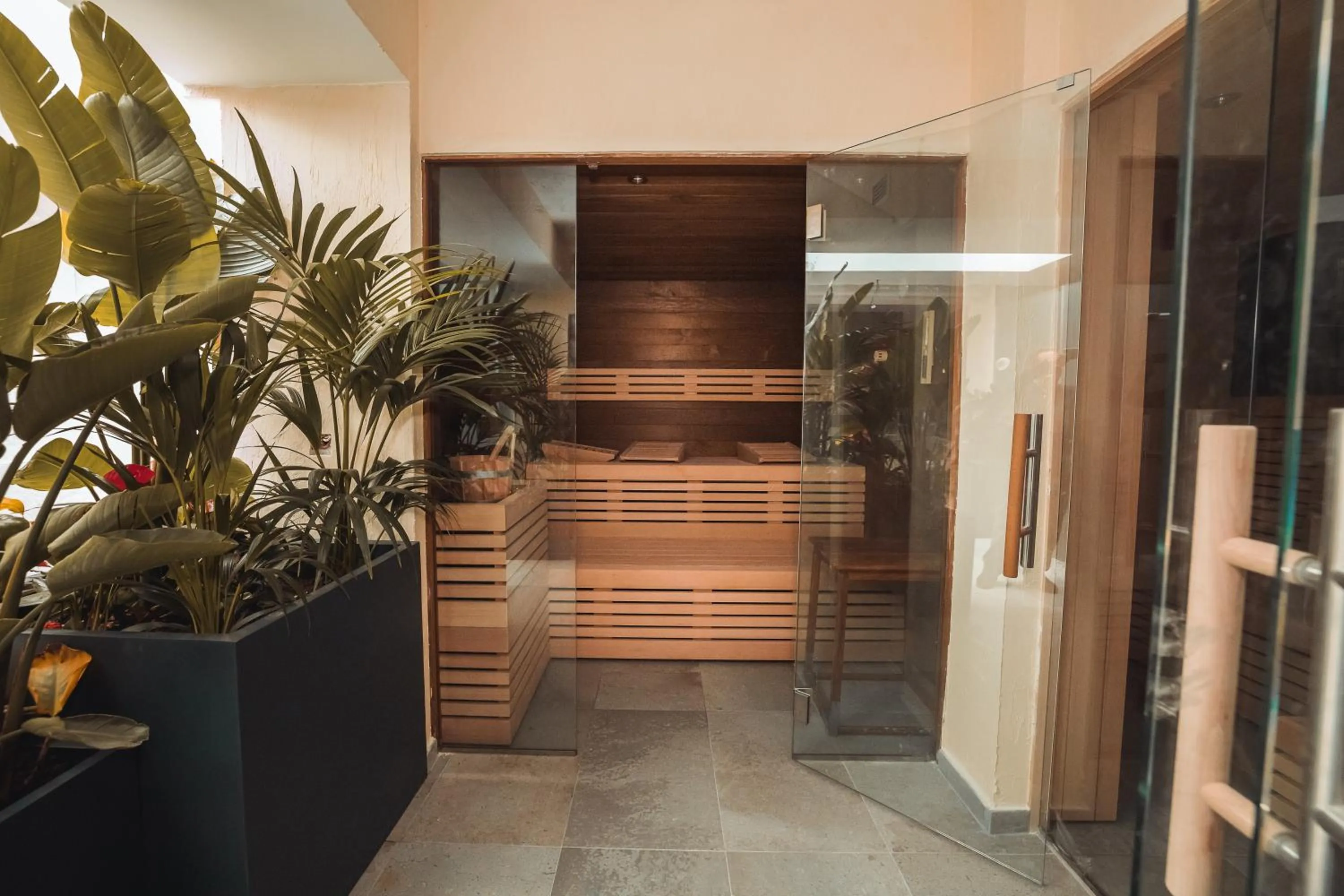 Sauna in The Village Boutique and SPA