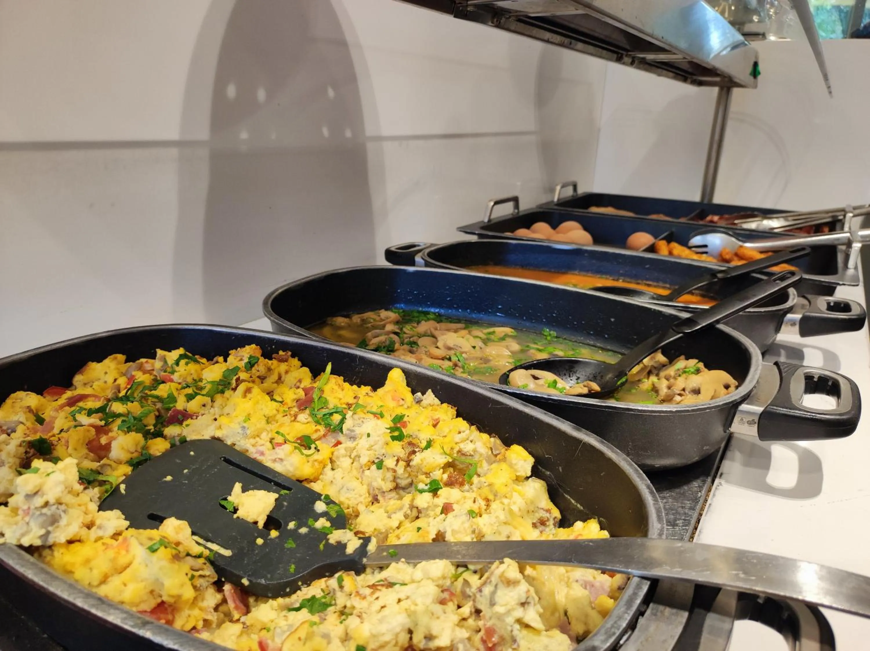 Buffet breakfast in The Village Boutique and SPA