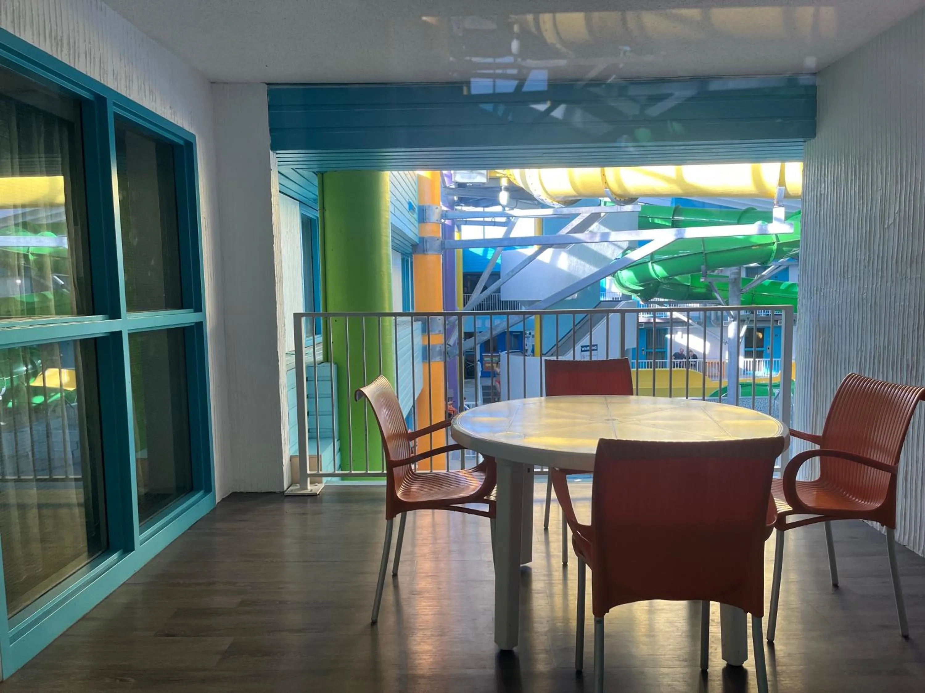 Patio in Travelodge Hotel by Wyndham Saskatoon