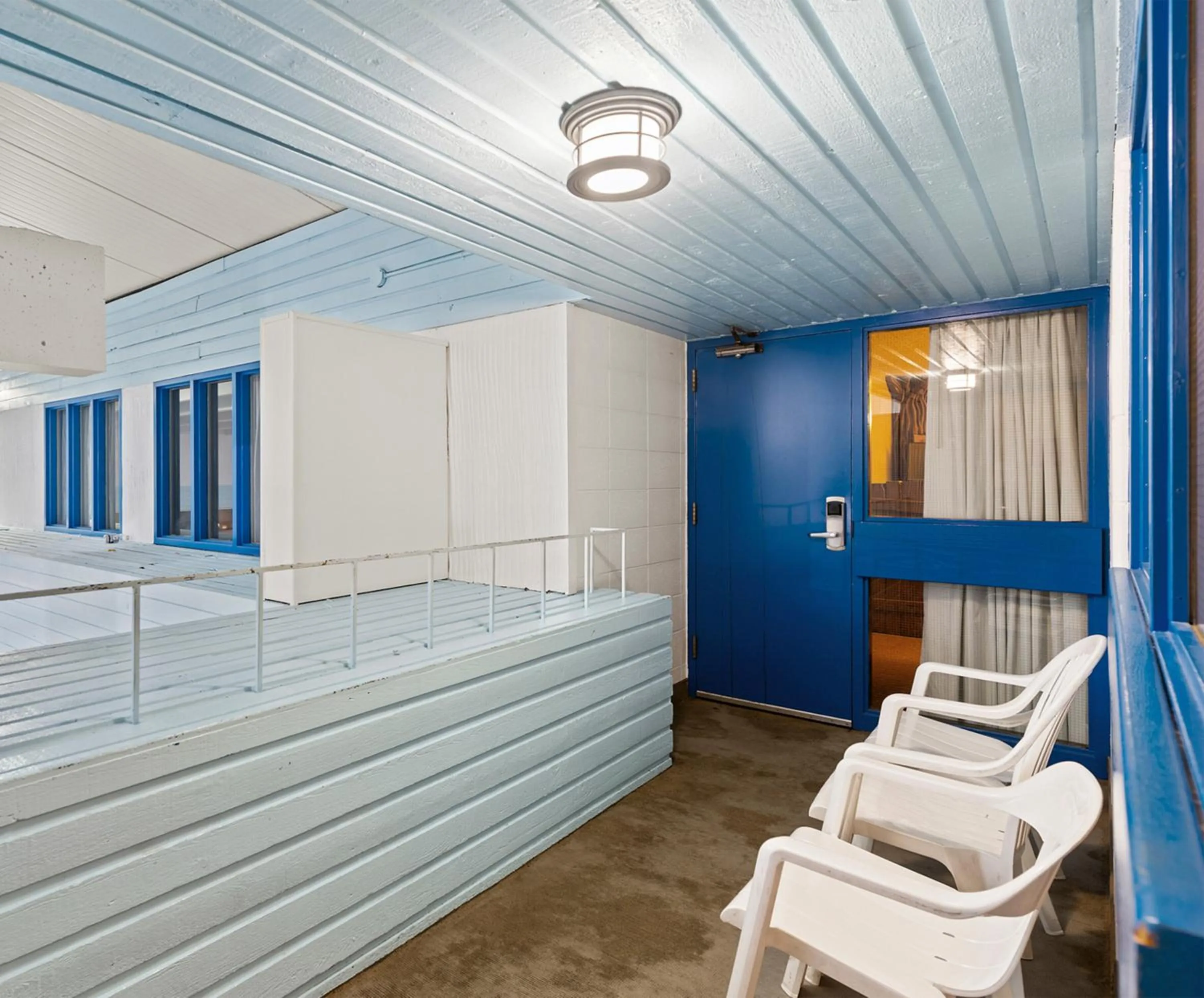 Patio in Travelodge Hotel by Wyndham Saskatoon