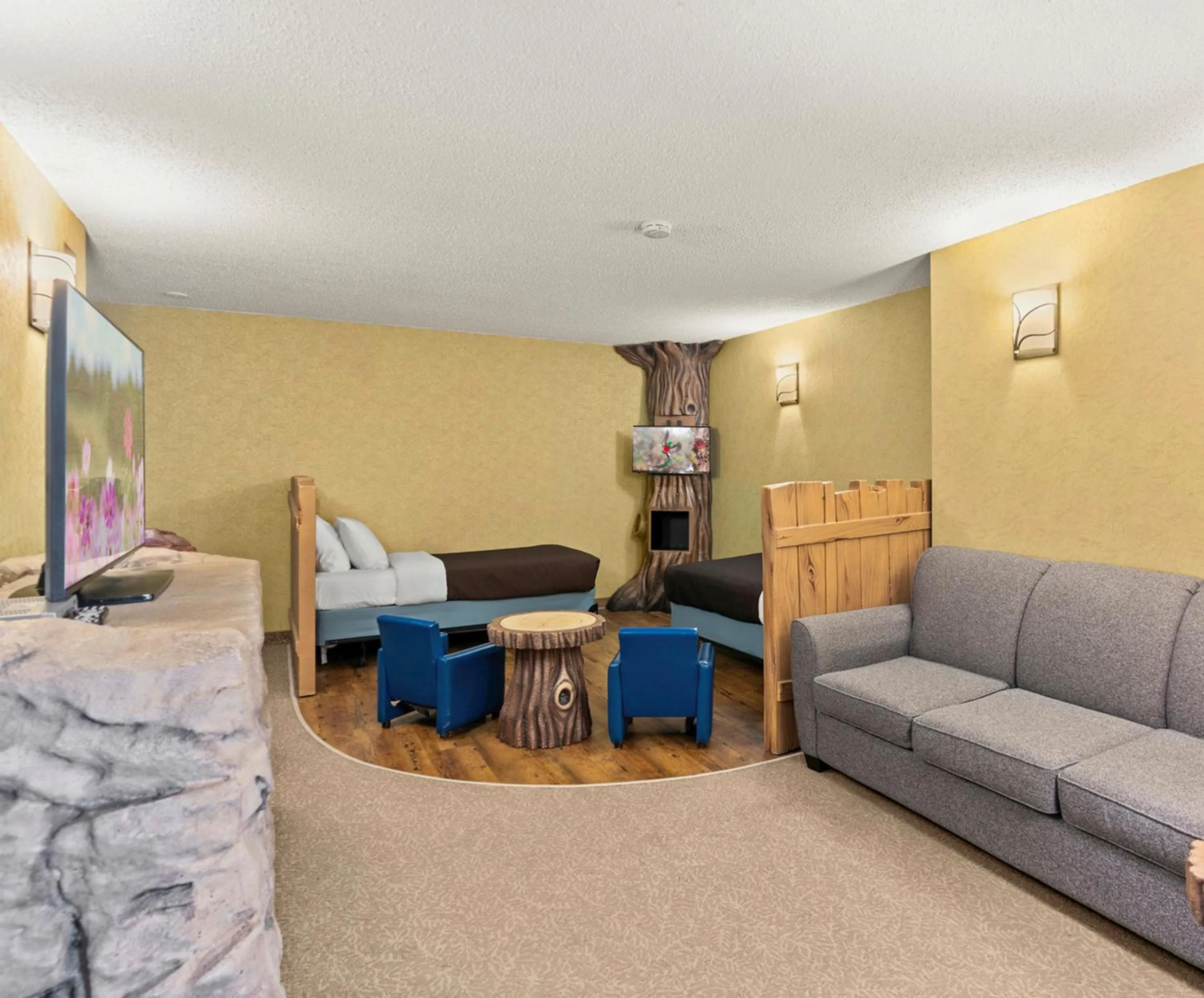 Bed in Travelodge Hotel by Wyndham Saskatoon