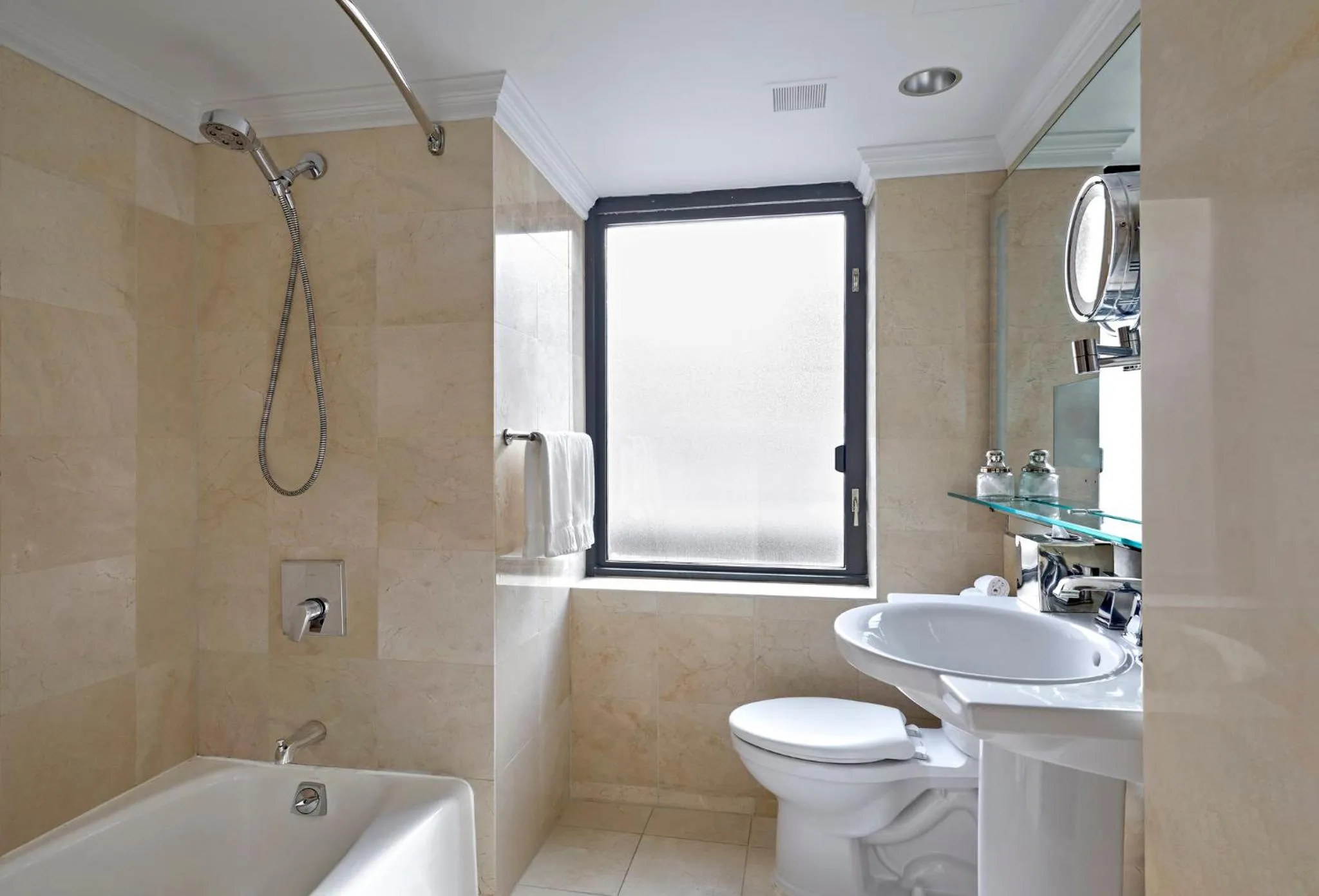 Bathroom in Loews Regency New York Hotel