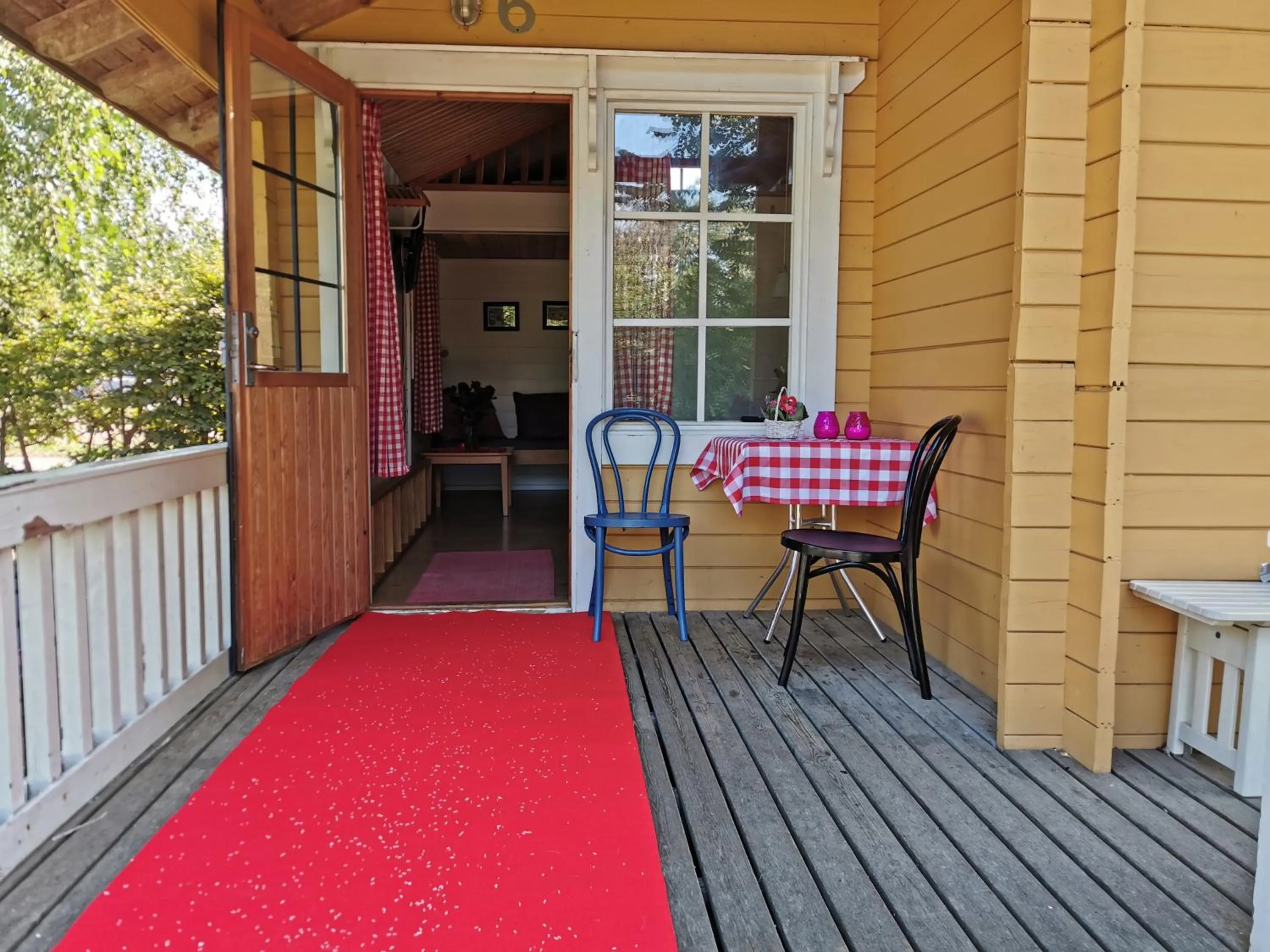 Patio in Frederiksværk Camping & Hostel