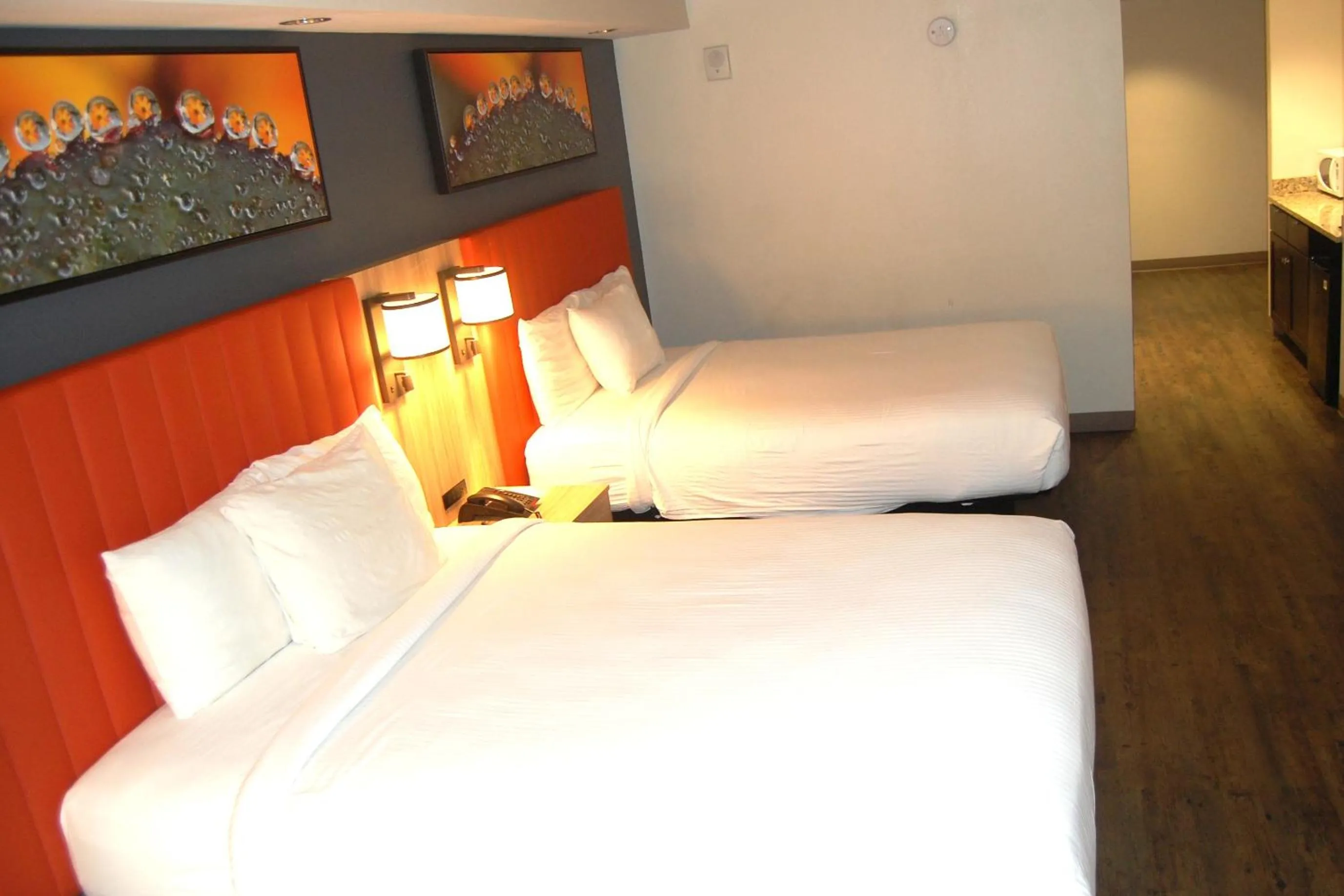 Bed in Vacation Lodge