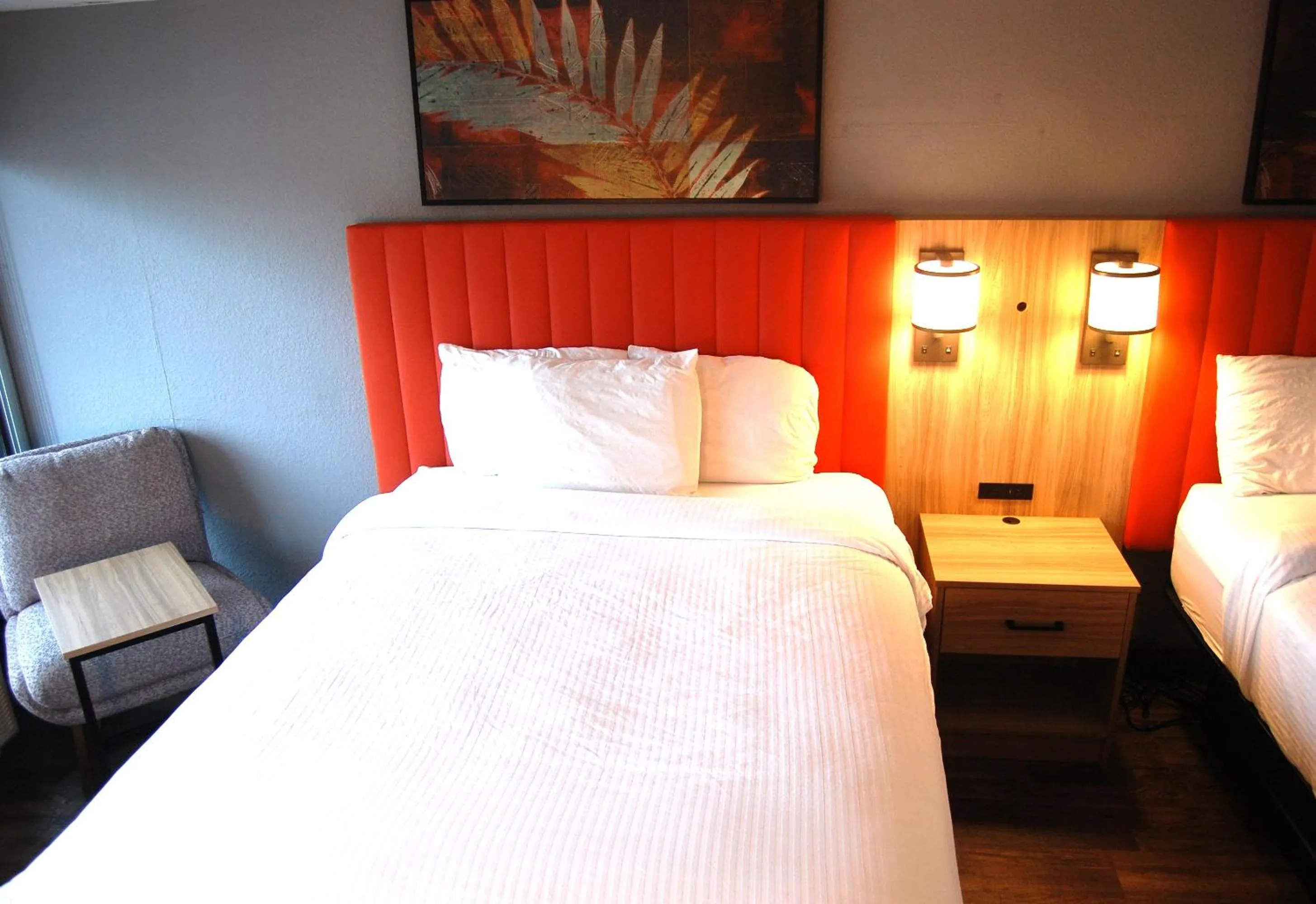 Bed in Vacation Lodge