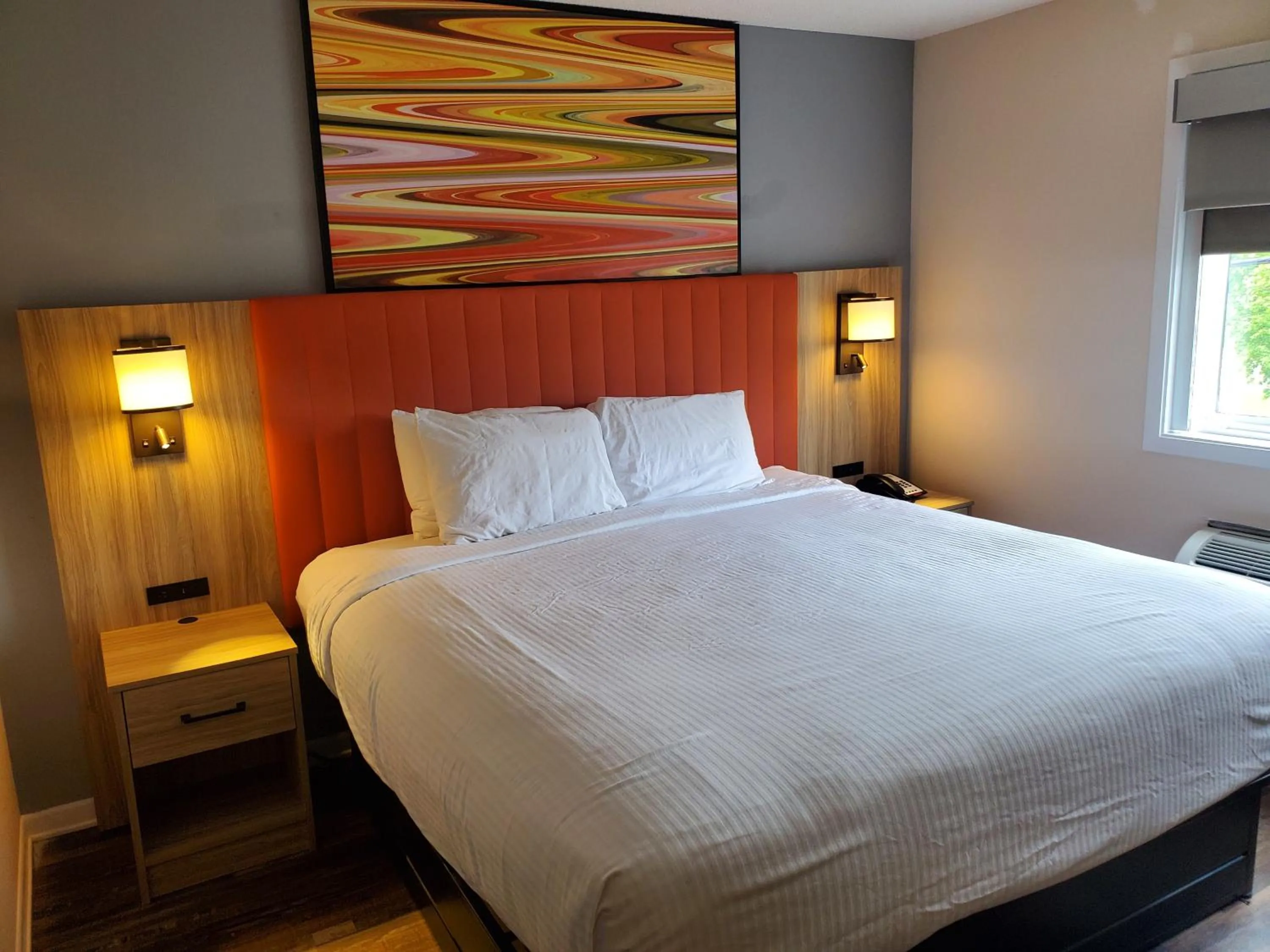 Bed in Vacation Lodge