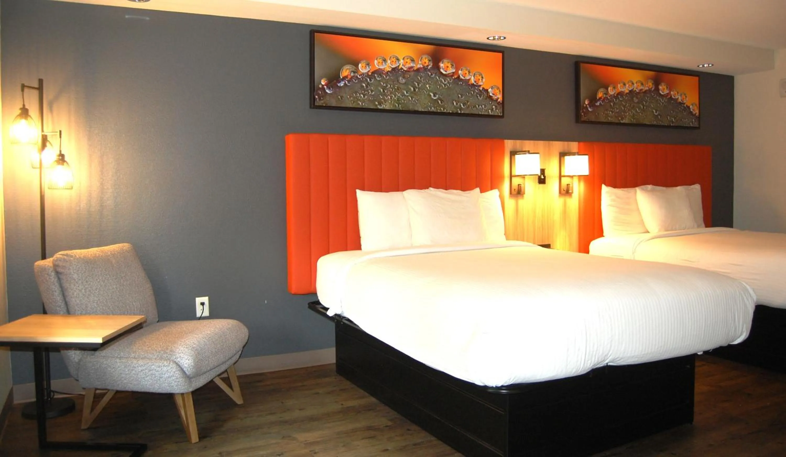 Bed in Vacation Lodge